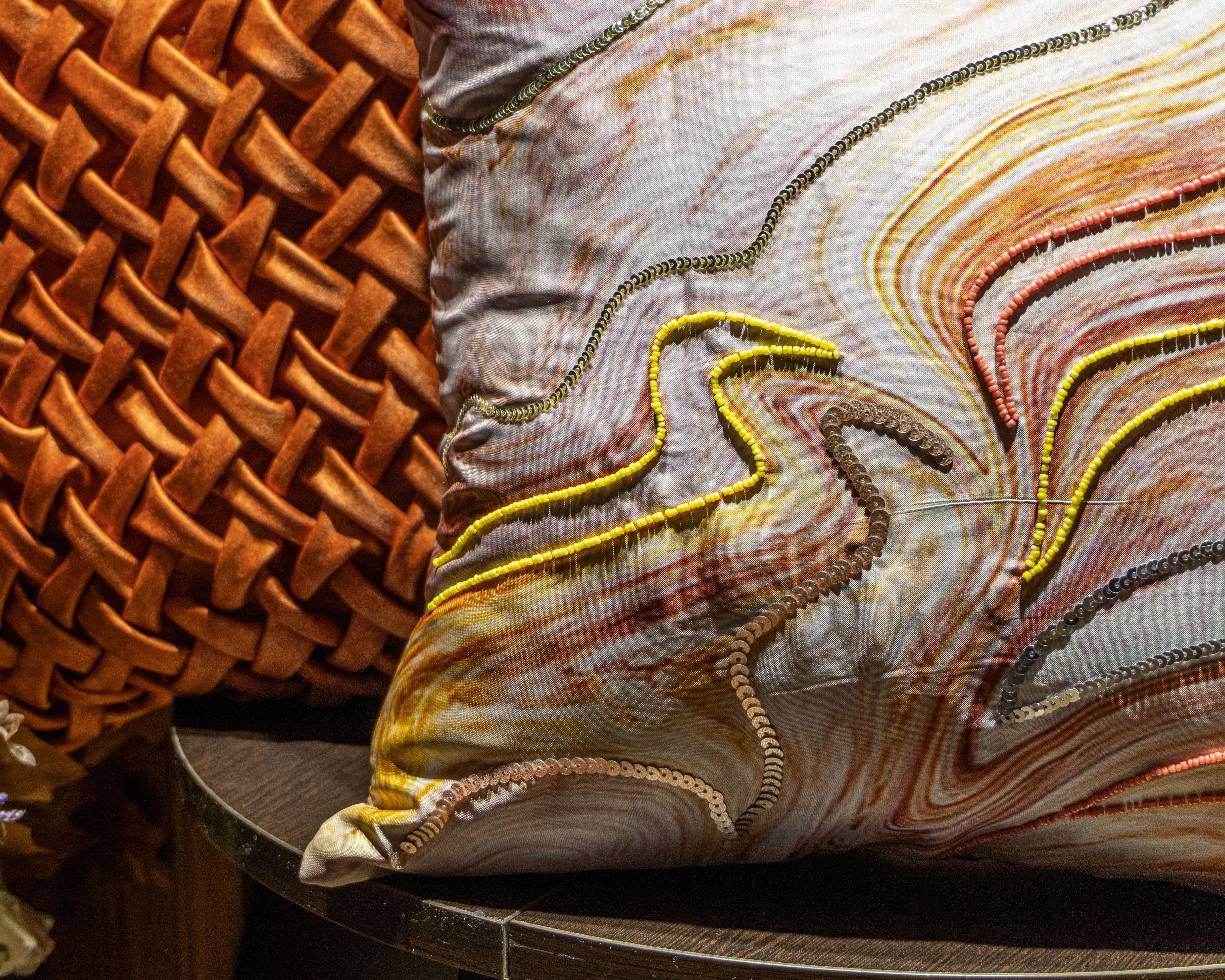 Silken Waves Cushion