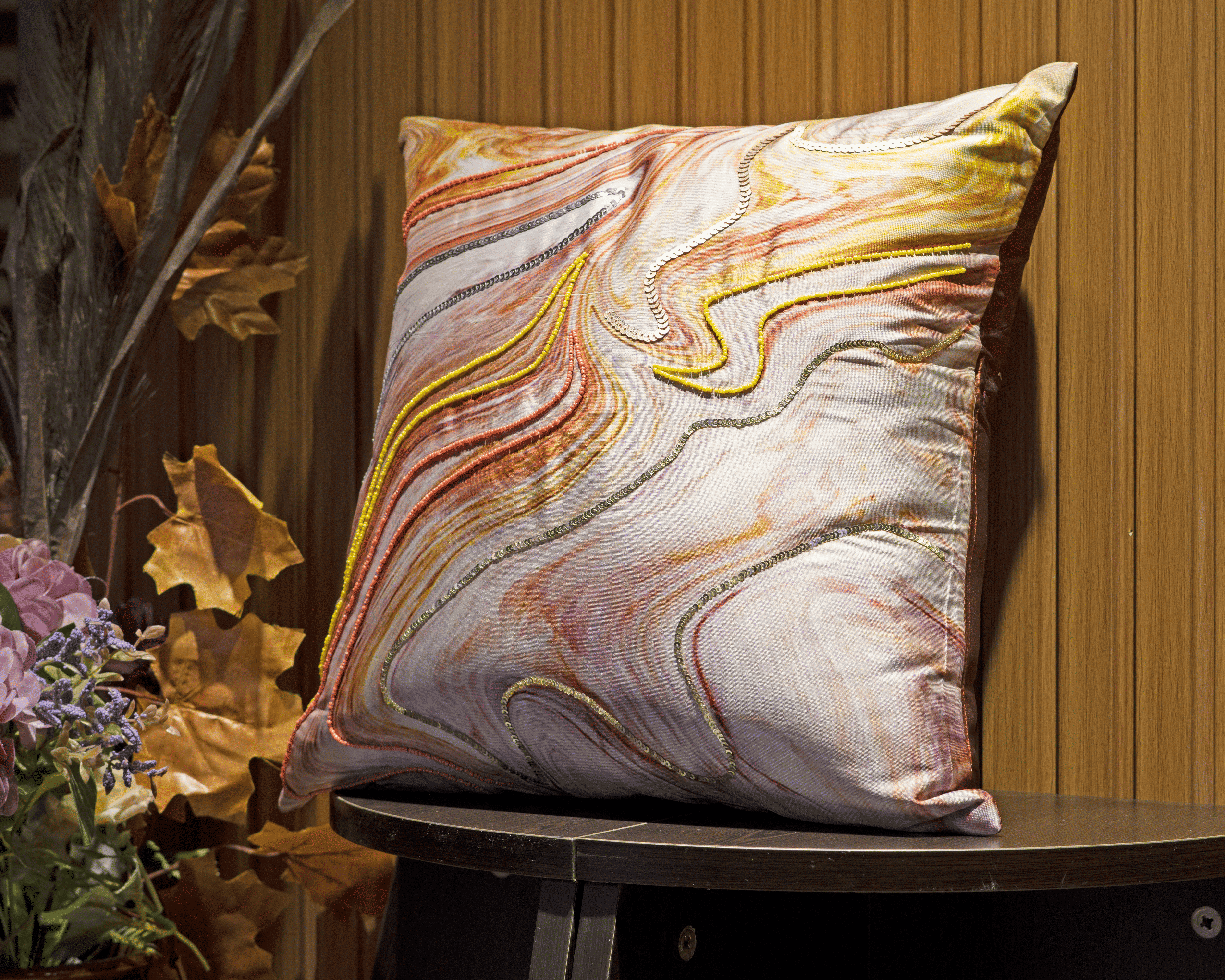 Silken Waves Cushion
