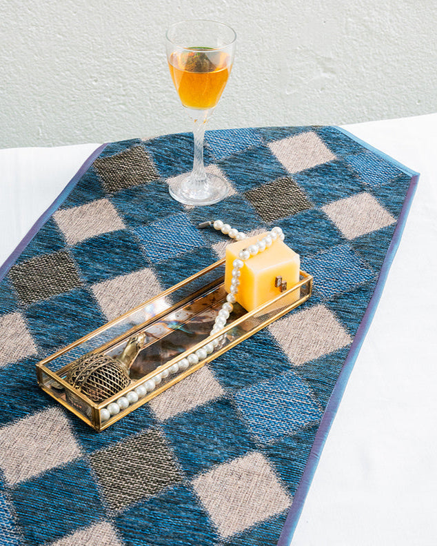 Blue Diamonds Runner