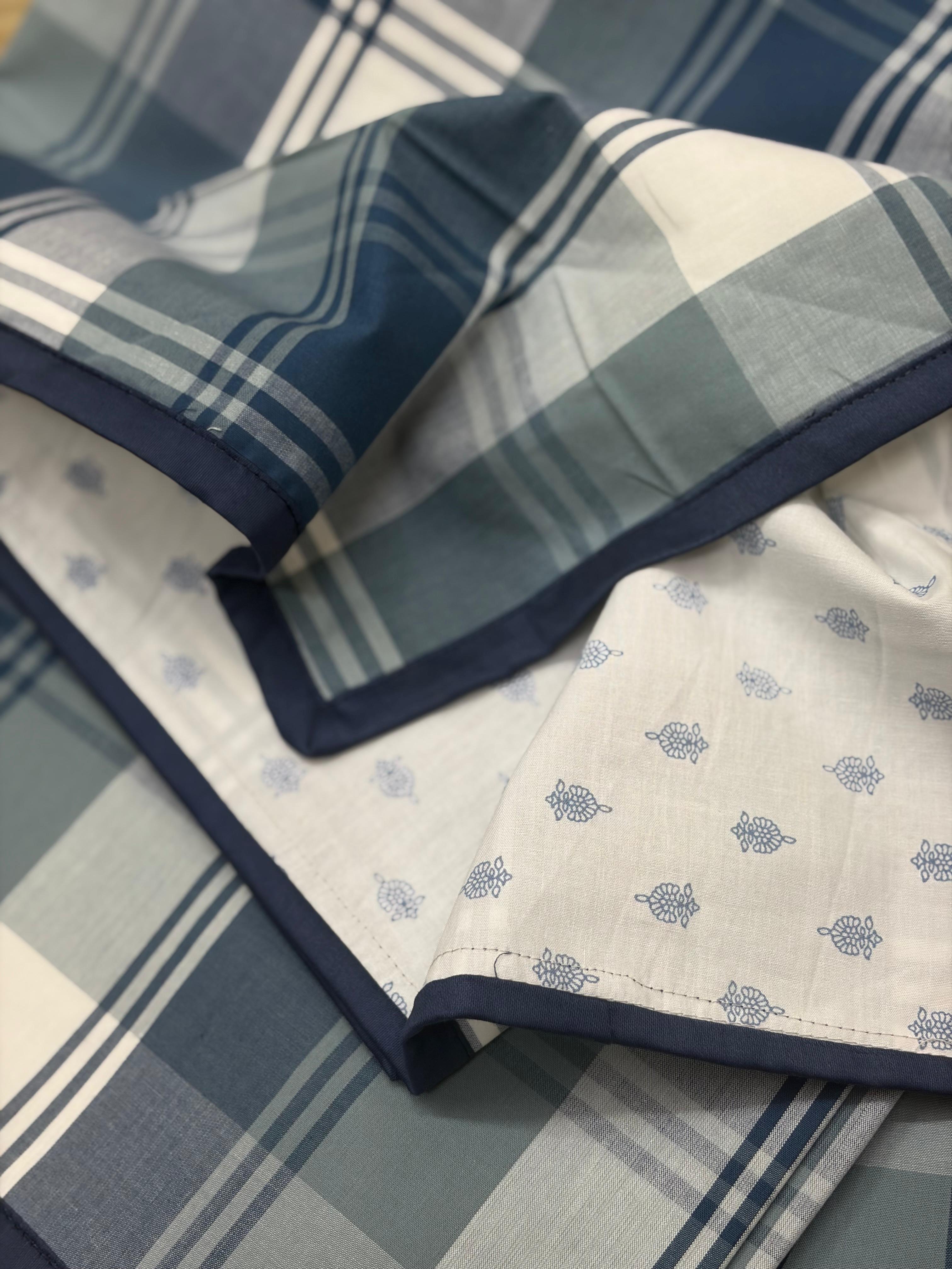 Blue Plaid Dohar