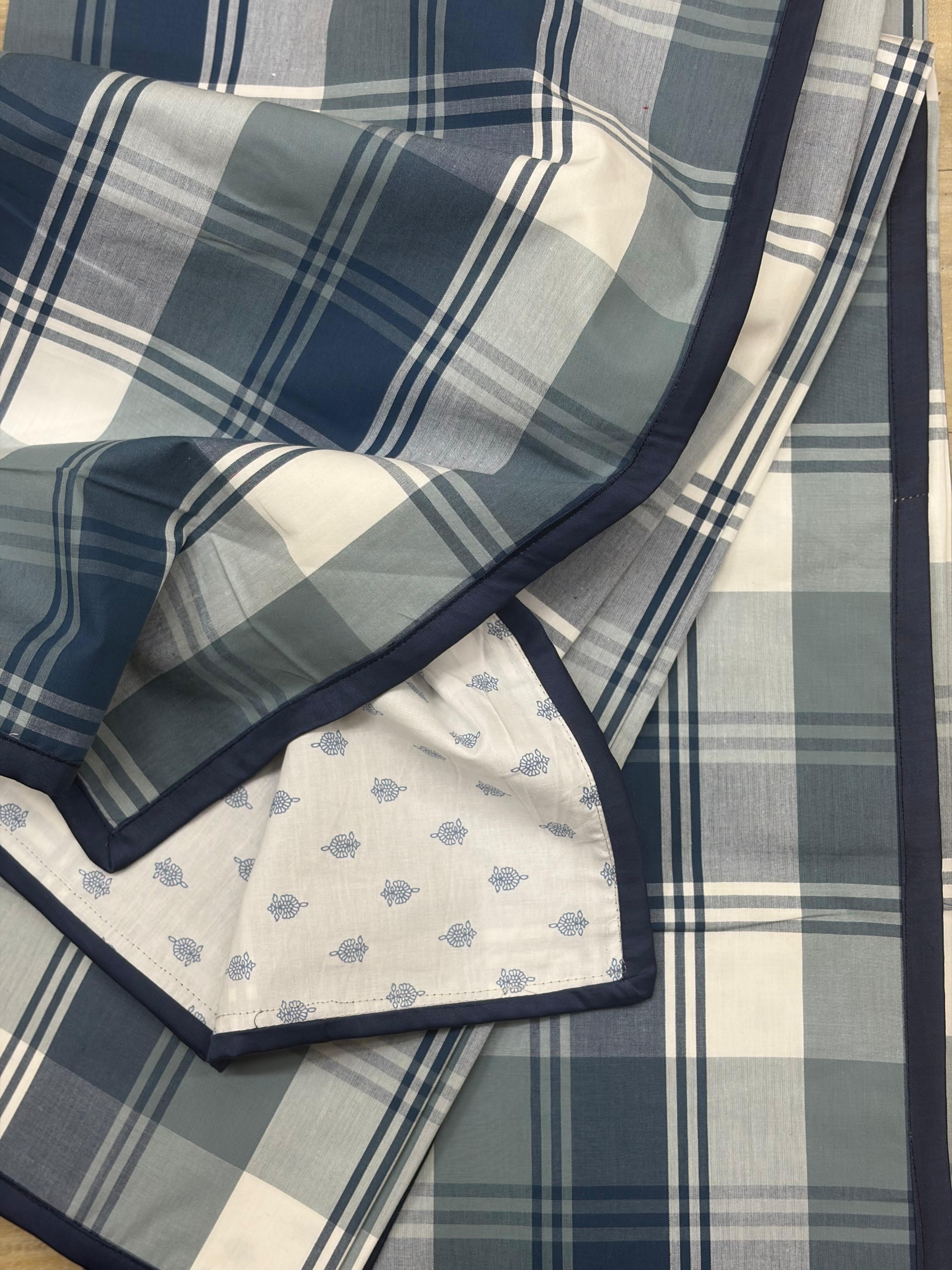 Blue Plaid Dohar