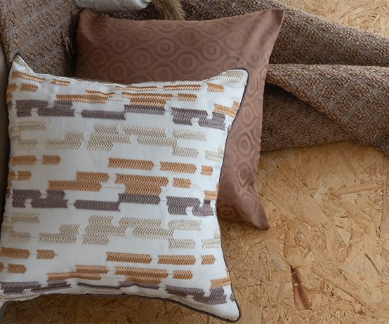Brown Arrows Cushion