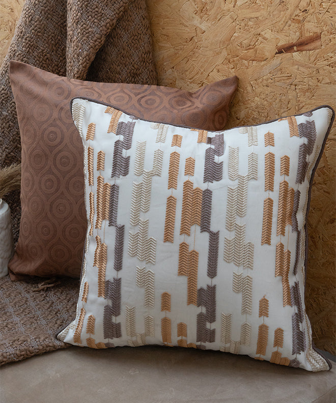 Brown Arrows Cushion