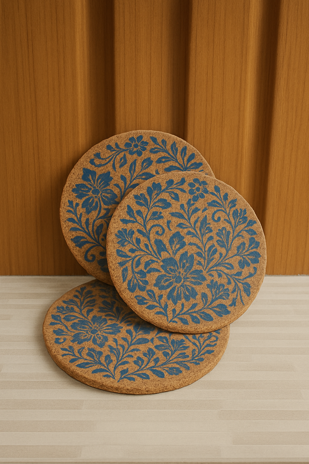 Flora Cork Coasters