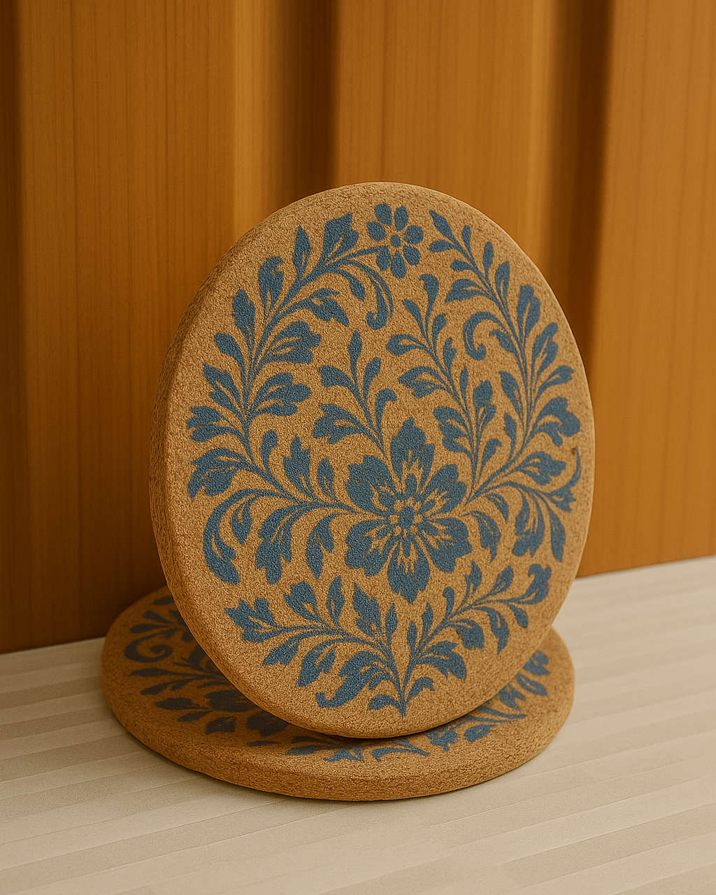 Flora Cork Coasters