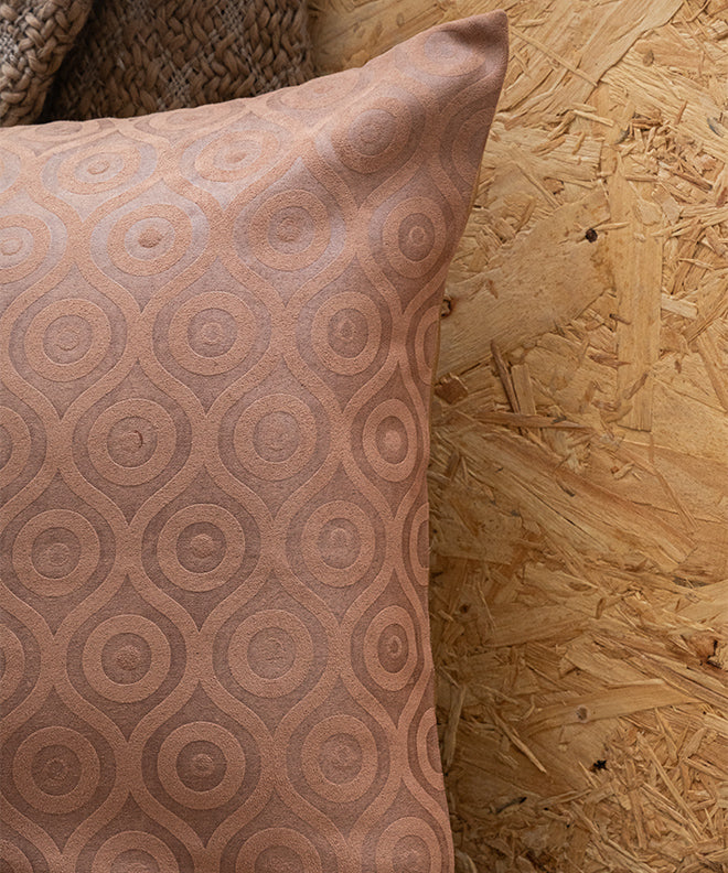 Circle Play Brown Cushion