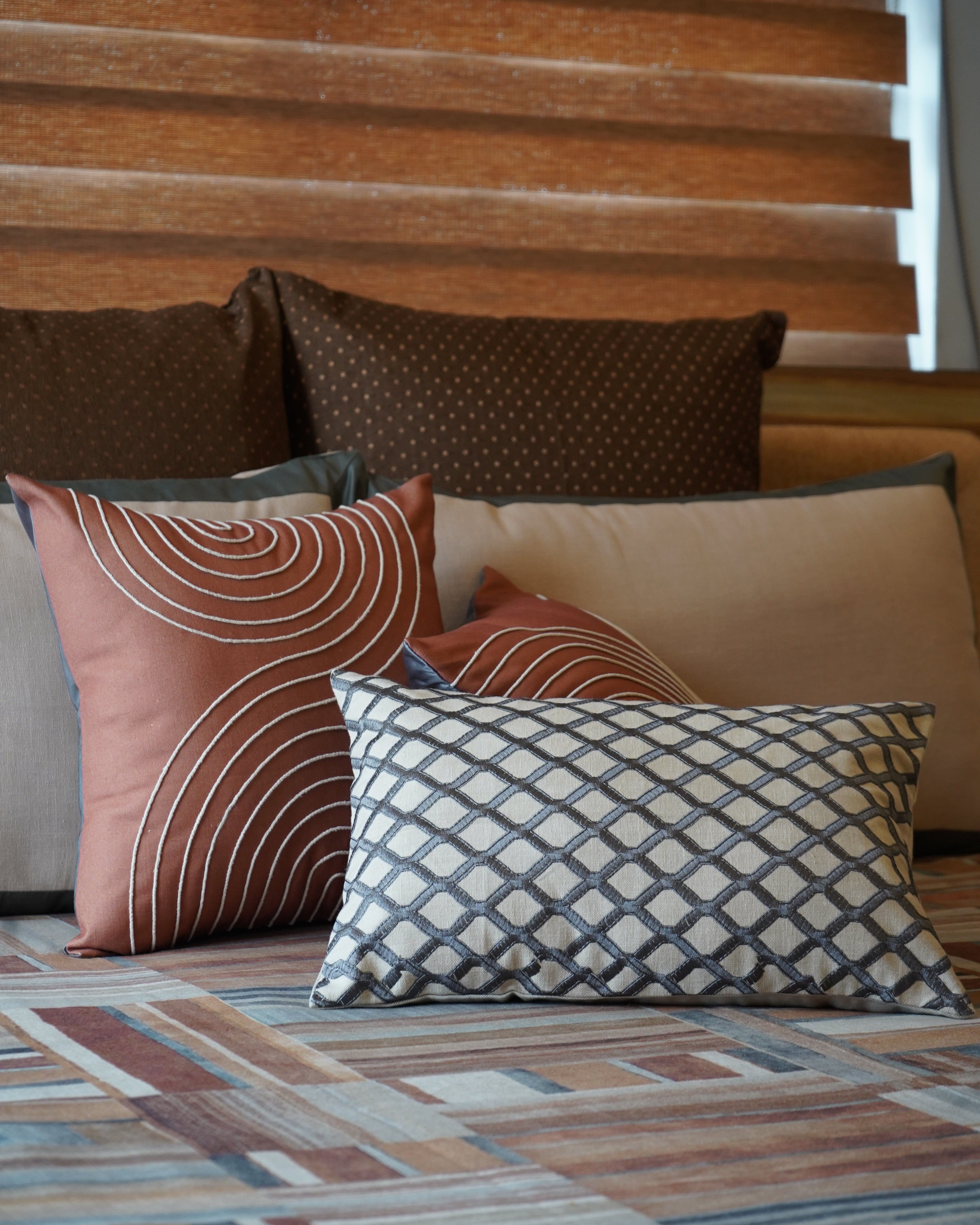 Rustic Harmony Bedcover with 2 Pillow Covers