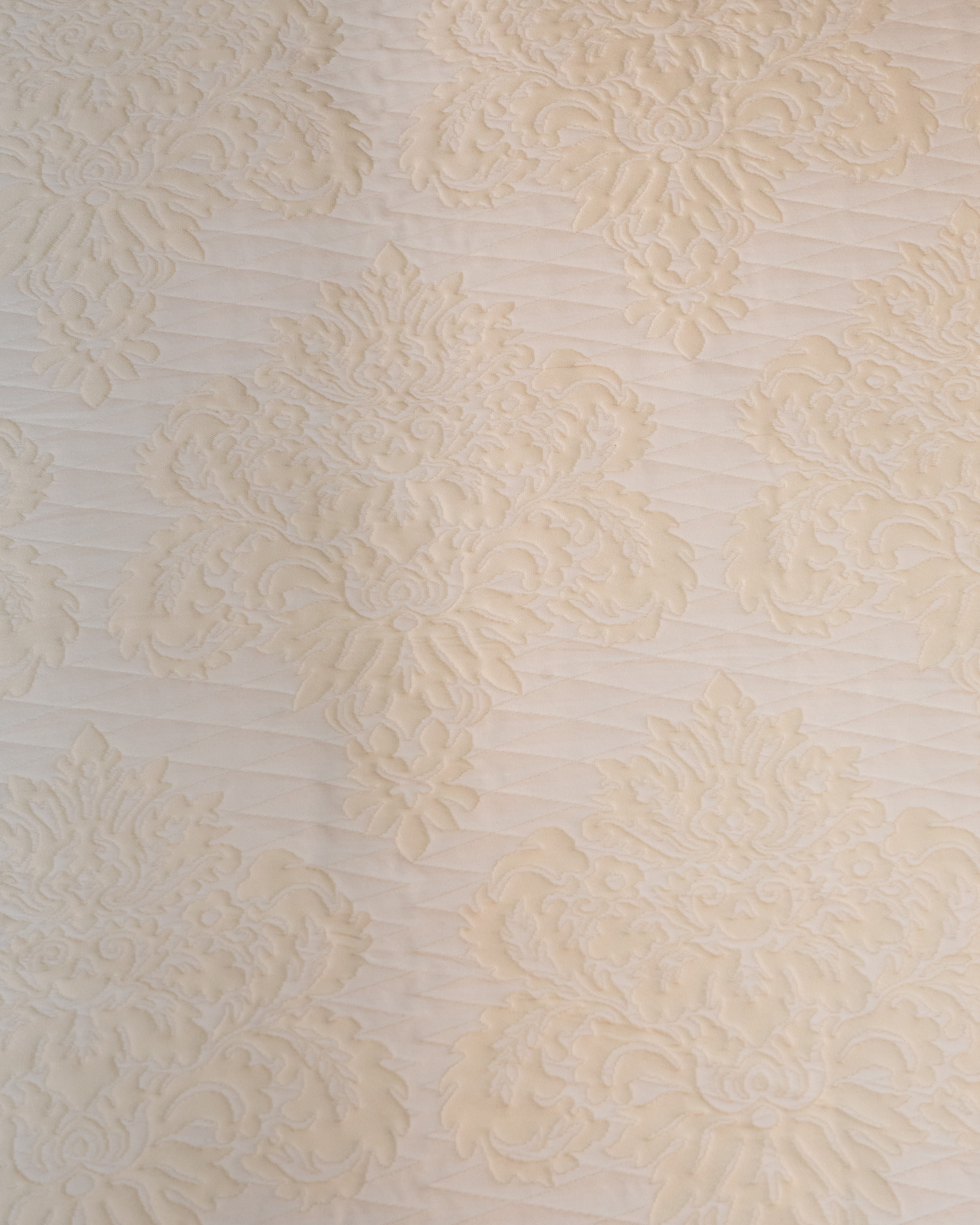 Cream Cloud Quilted Bedcover