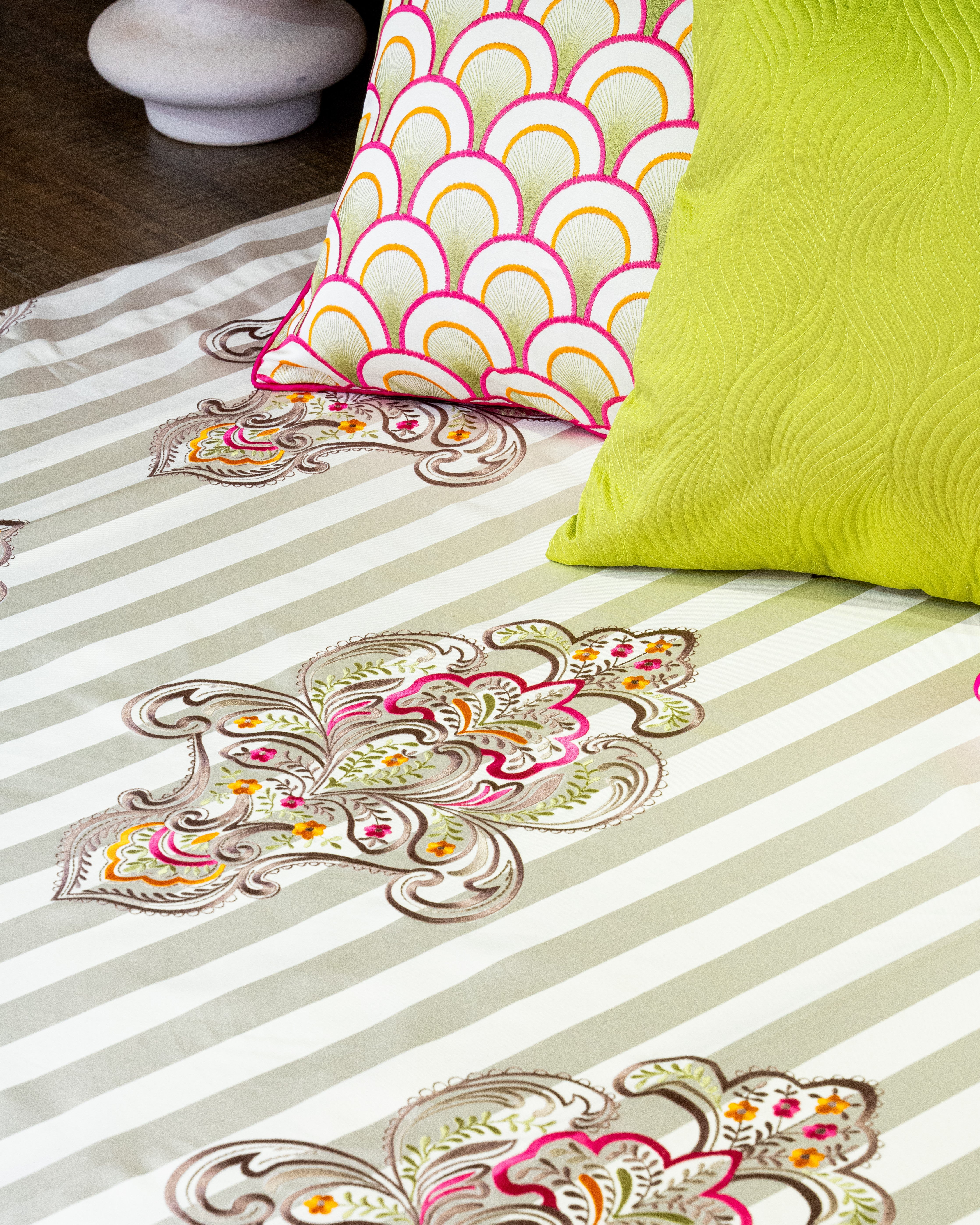 Grace Lines Bedcover with 2 Cushion Covers