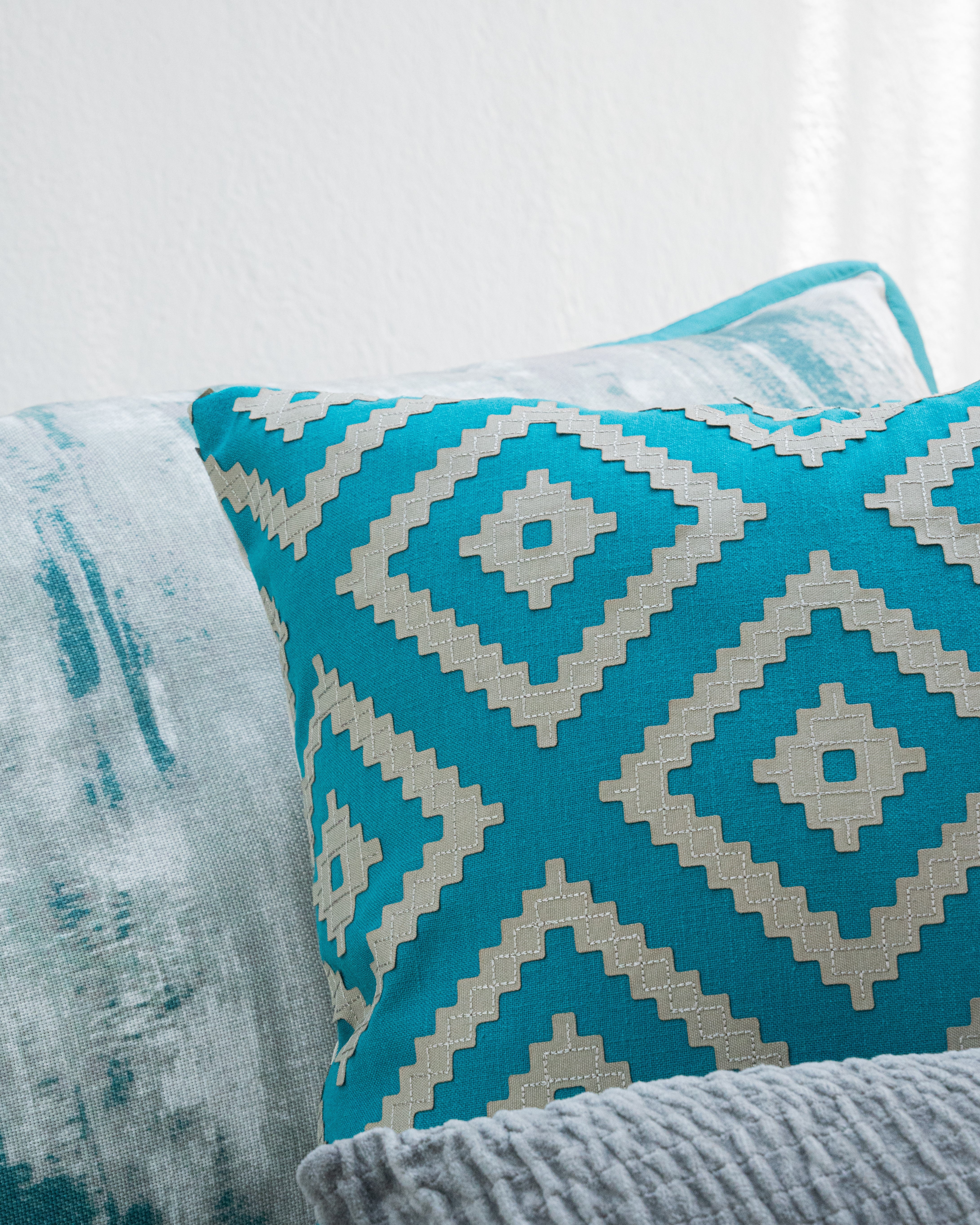 Aqua Mist Bedcover with 2 Cushion Covers