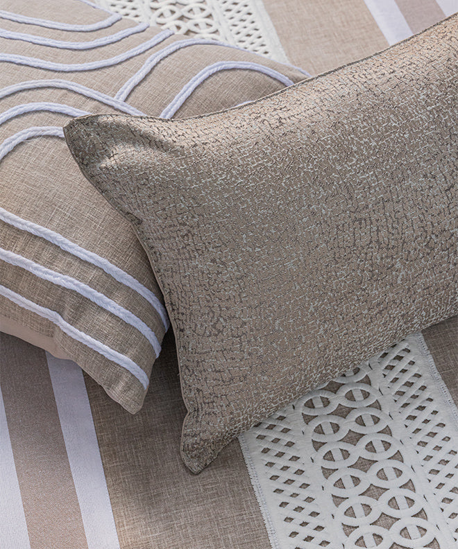 Sand & Soul – Calm Lines Bedcover With 2 Cushion Covers