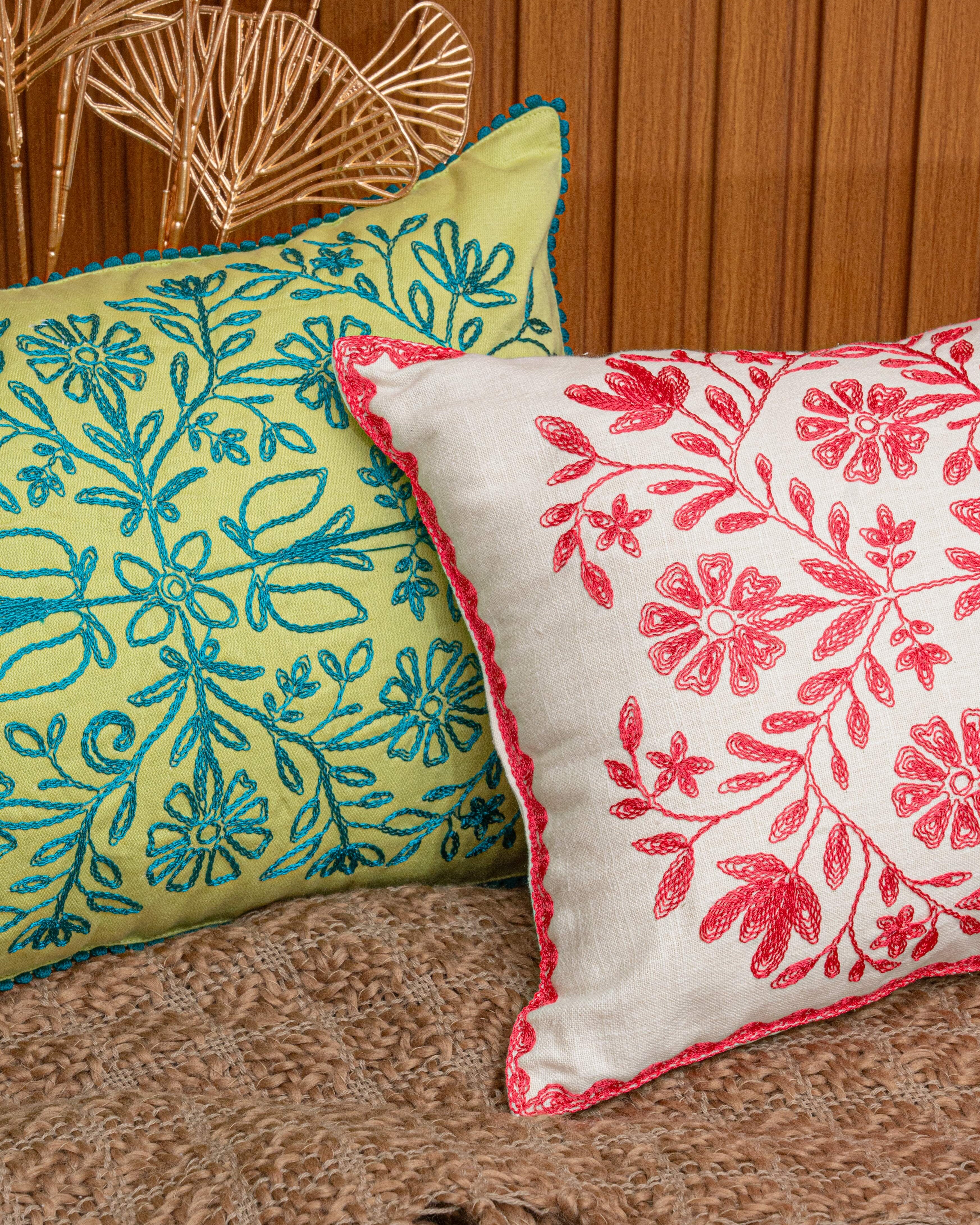 Lippan Embroidered Cushion