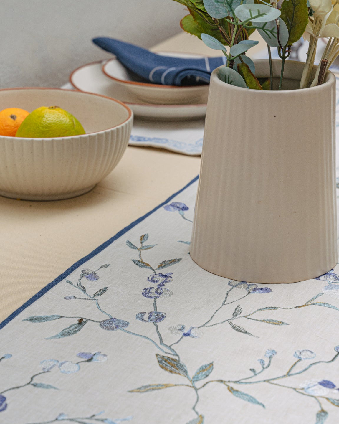 Winter Branches Table Runner and Mat Set