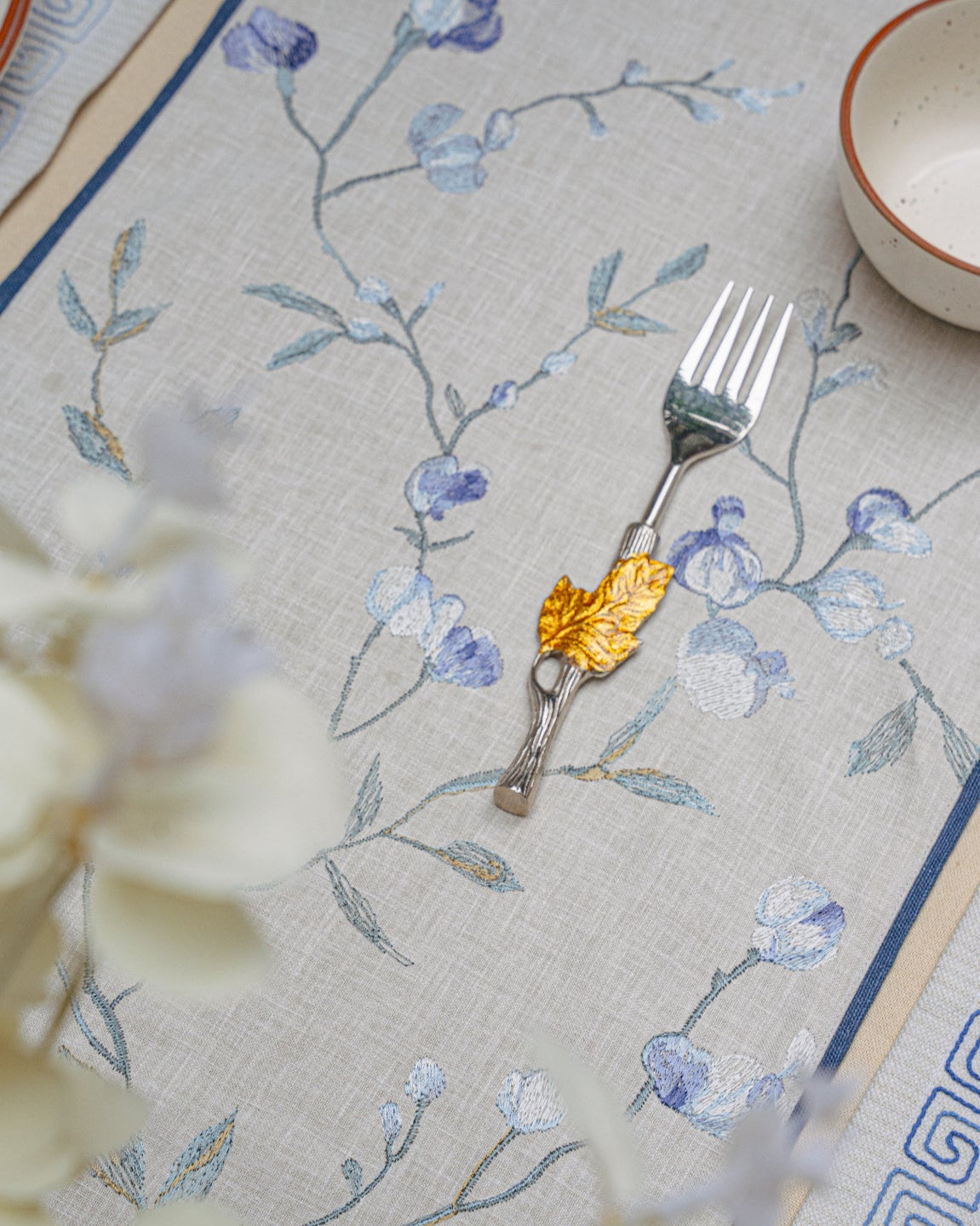 Winter Branches Table Runner