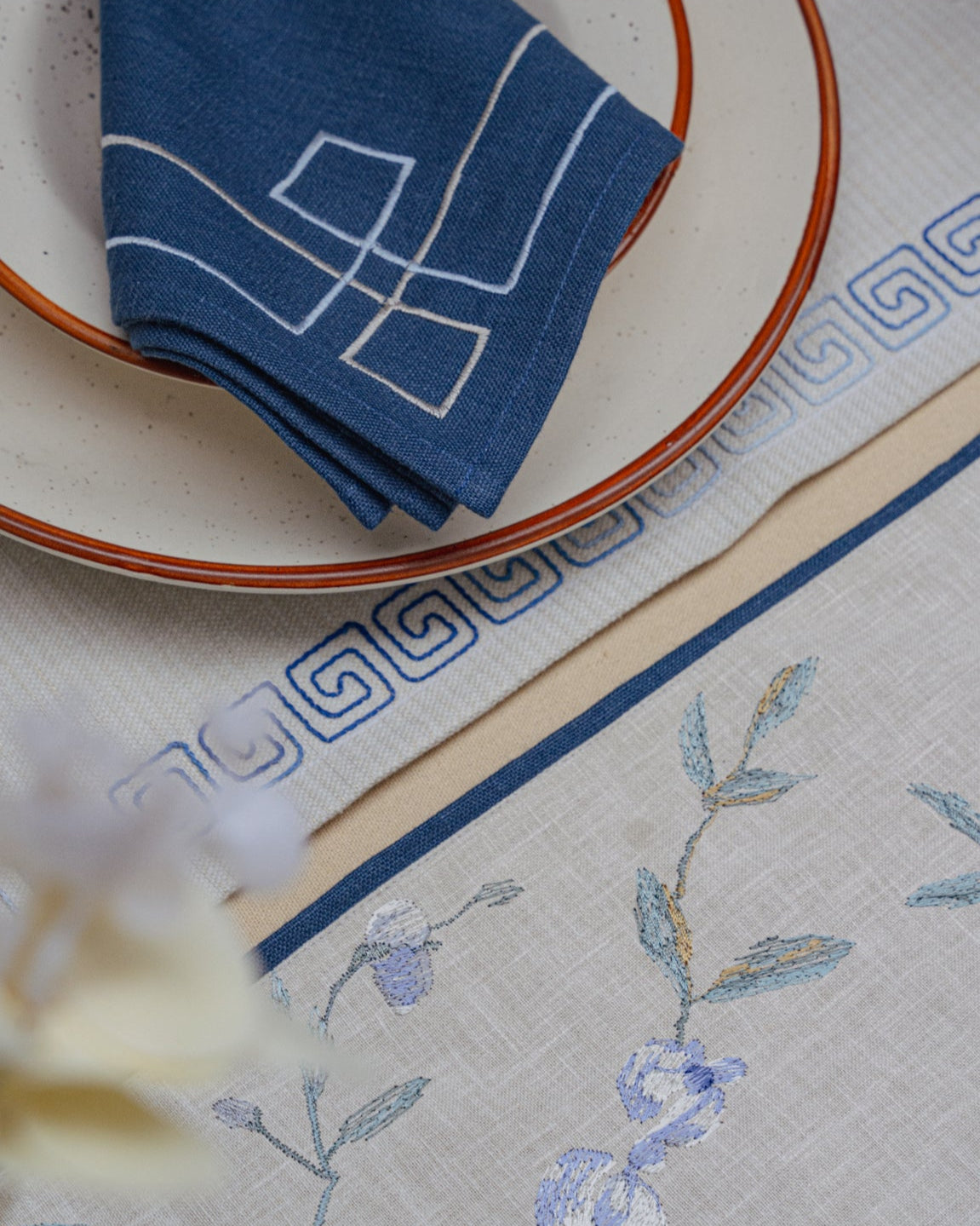 Winter Branches Tablescape Full Set