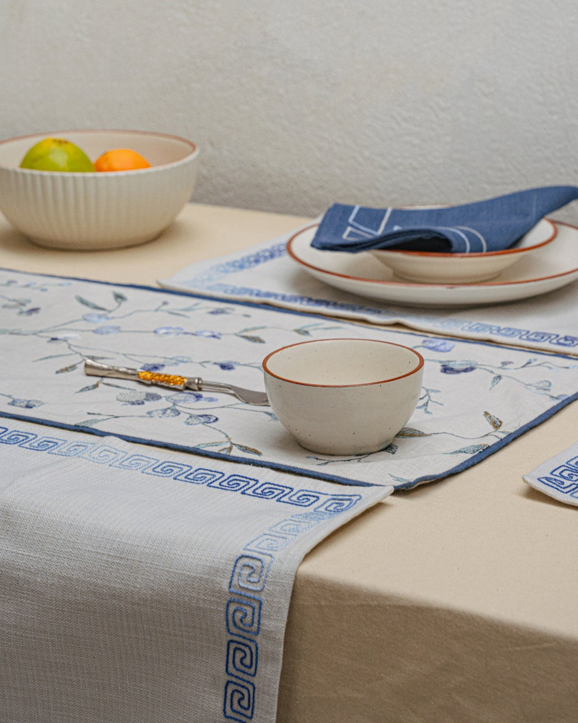 Winter Branches Table Runner and Mat Set