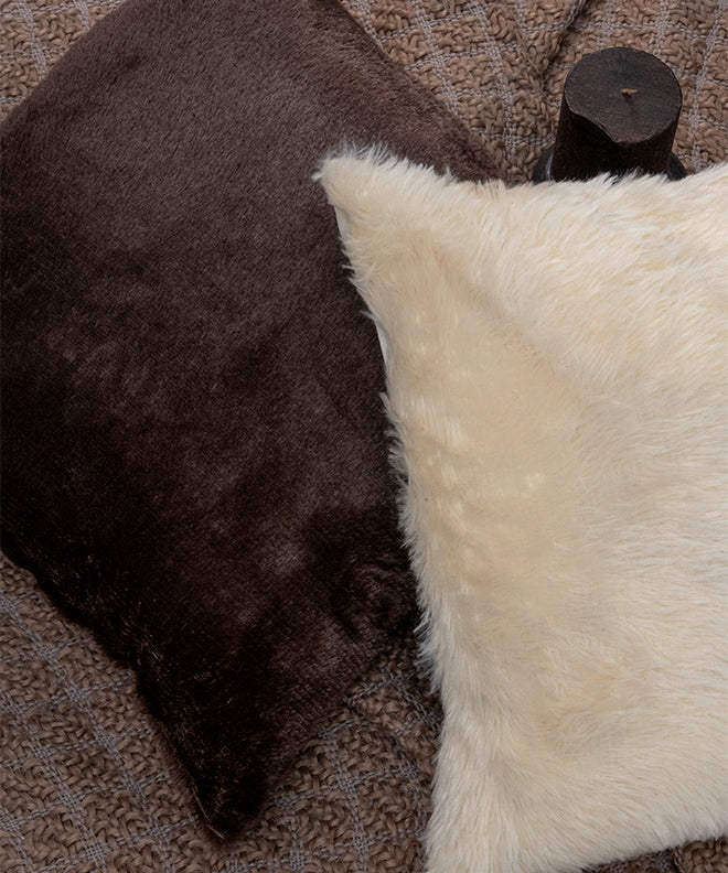 Dreamy Fur Cushion – Ikaiva - Main Image