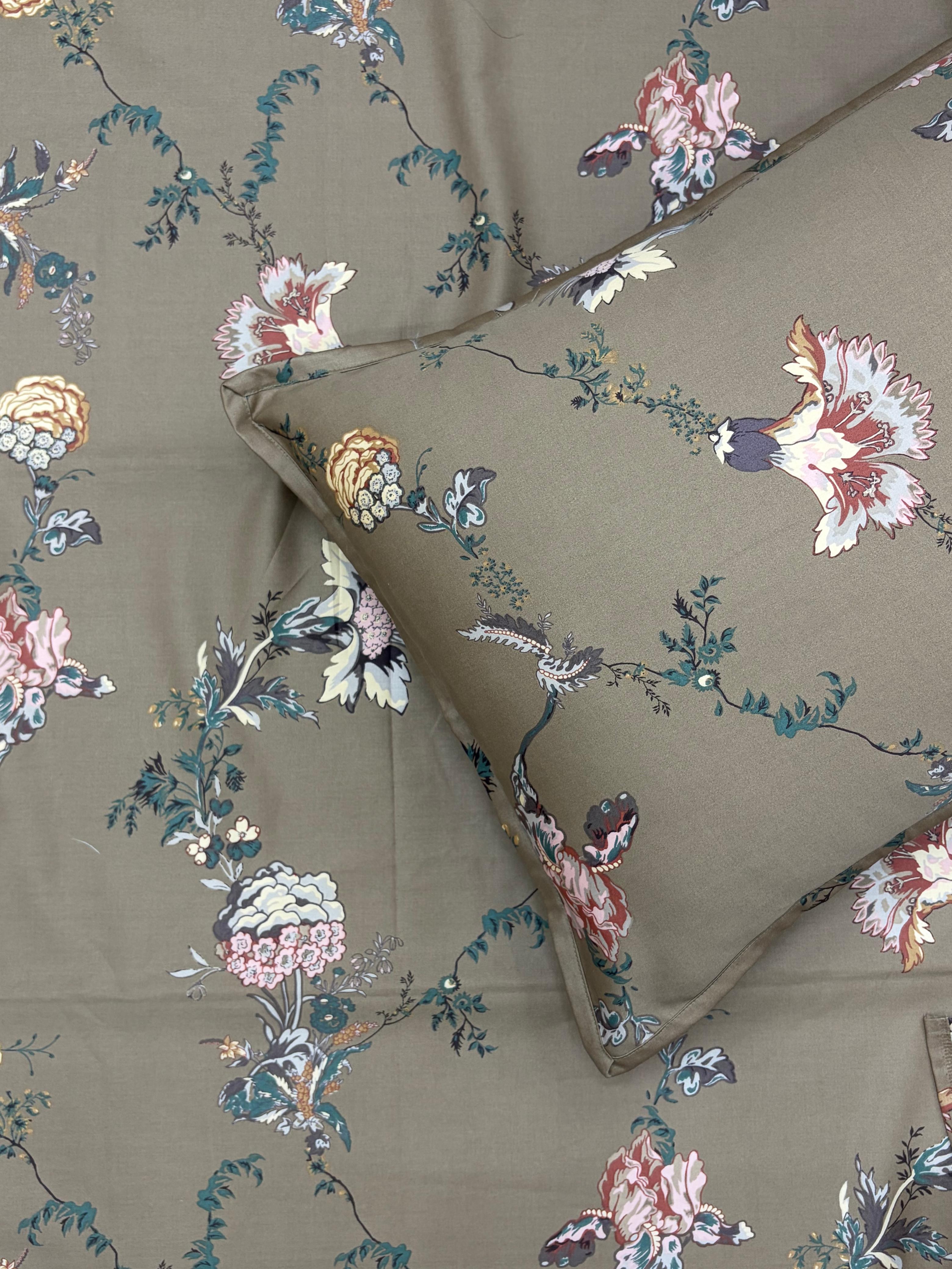 Hibiscus Bedsheet with 2 Pillow Covers