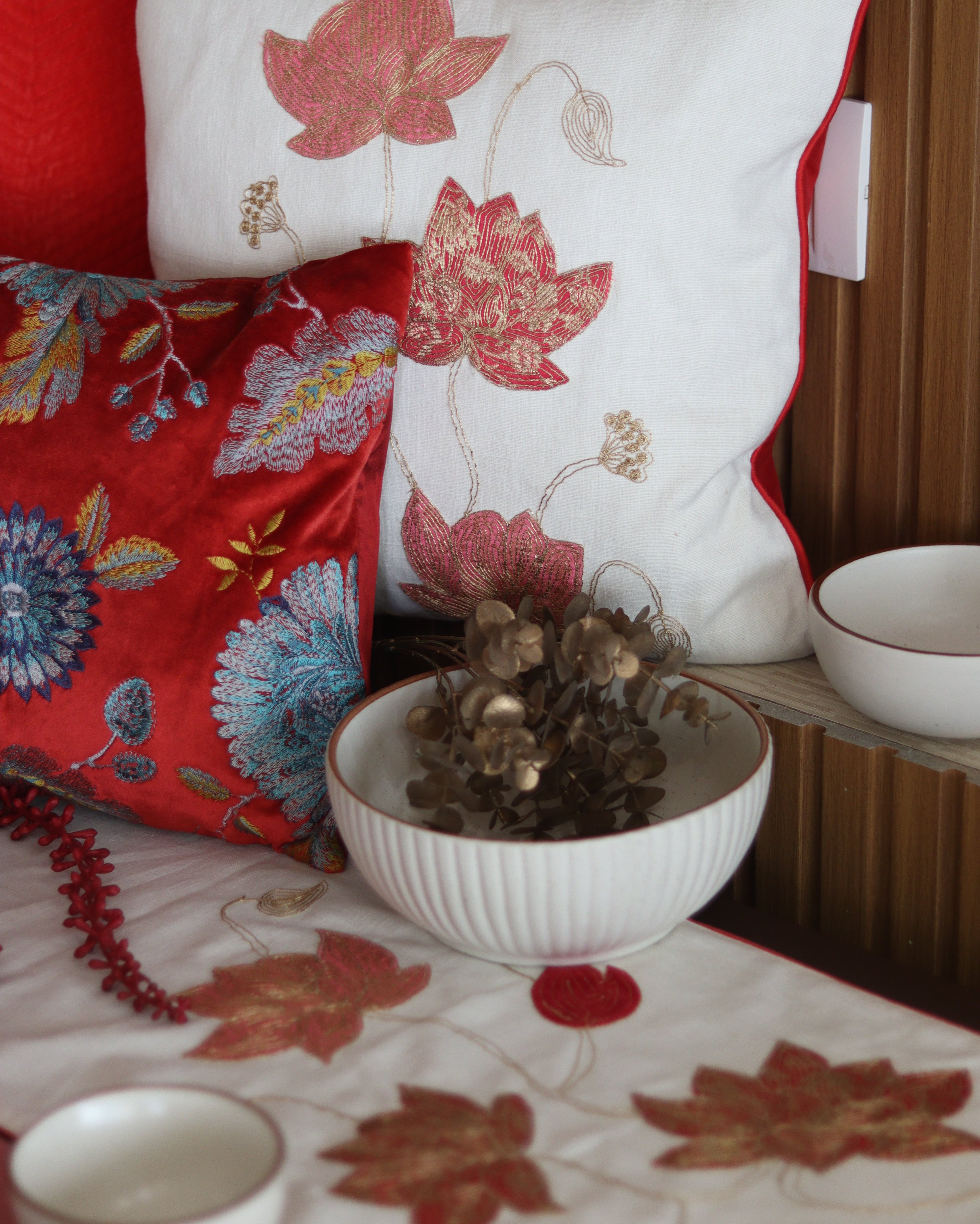 Lotus Radiance  Table Runner