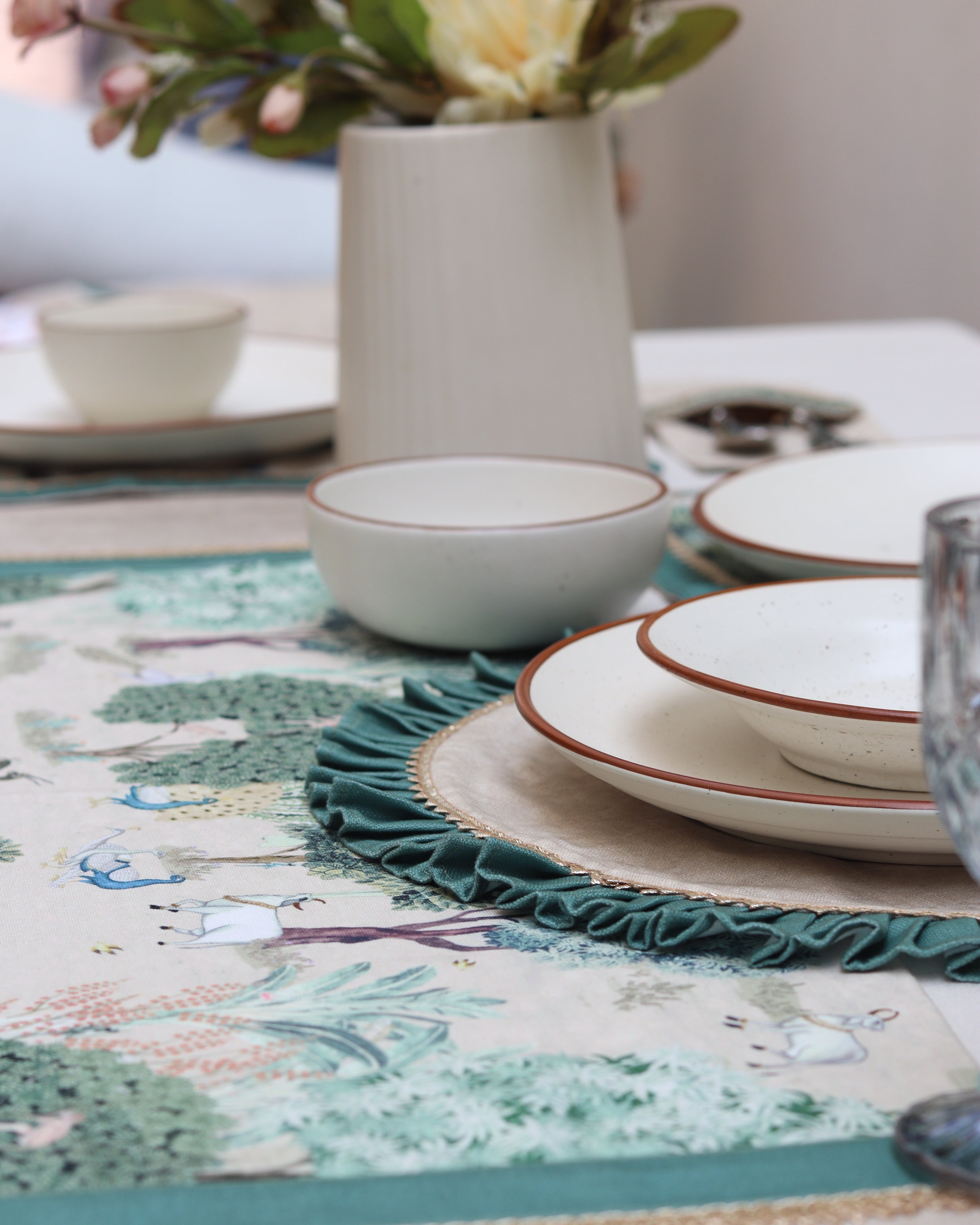 Royal Plumage Table Runner