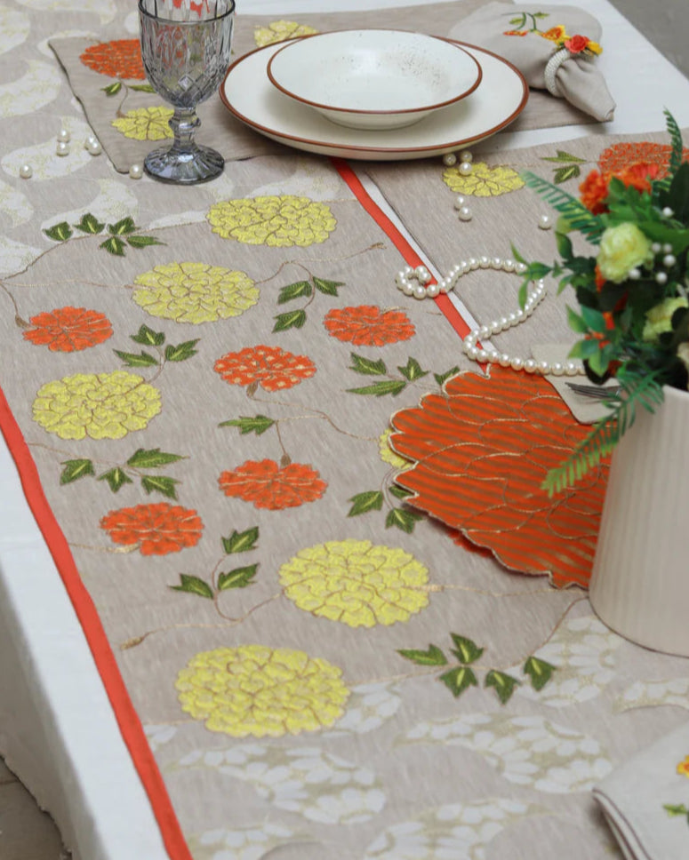 Marigold Reverie Table Runner