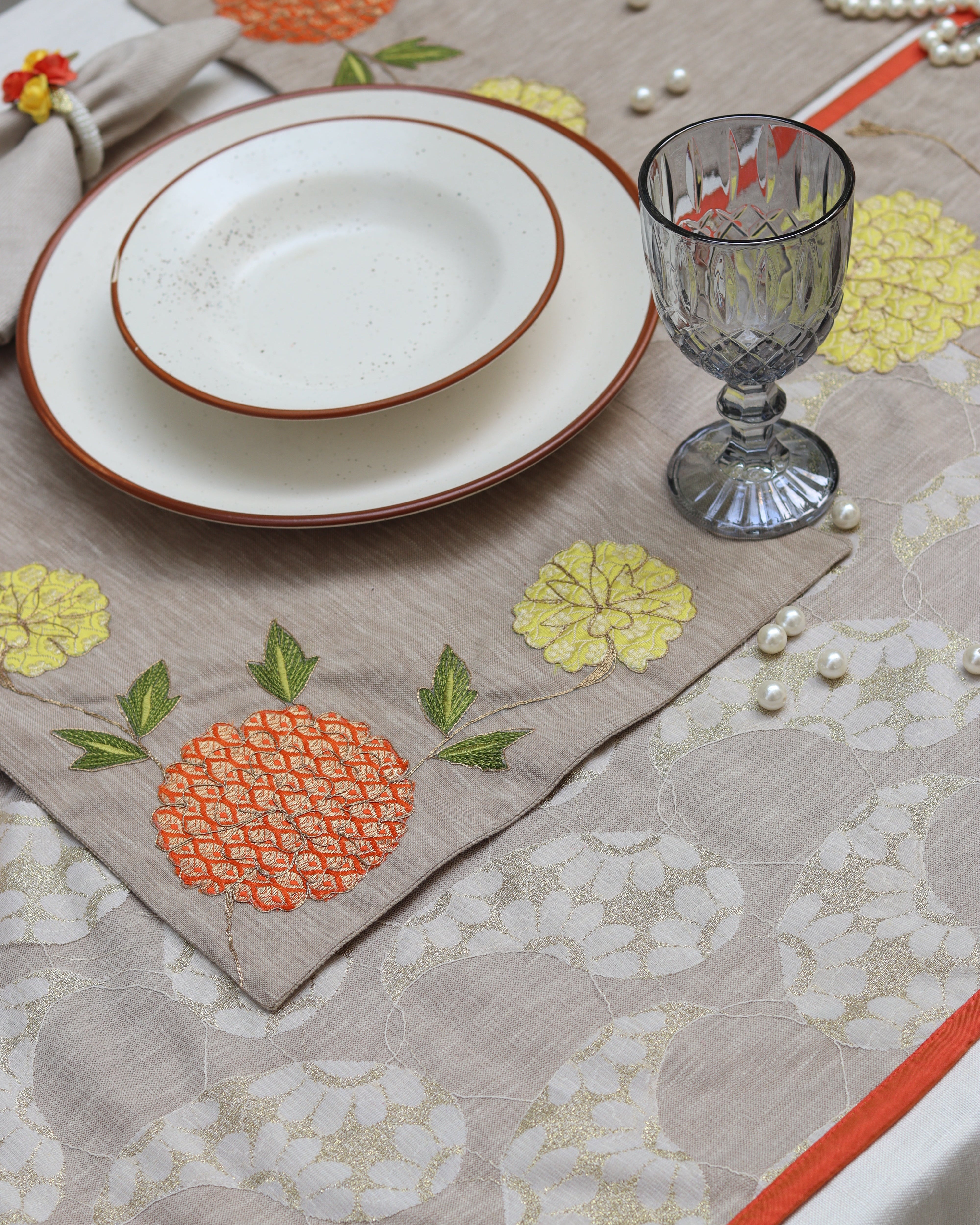 Marigold Reverie Tablescape Full Set