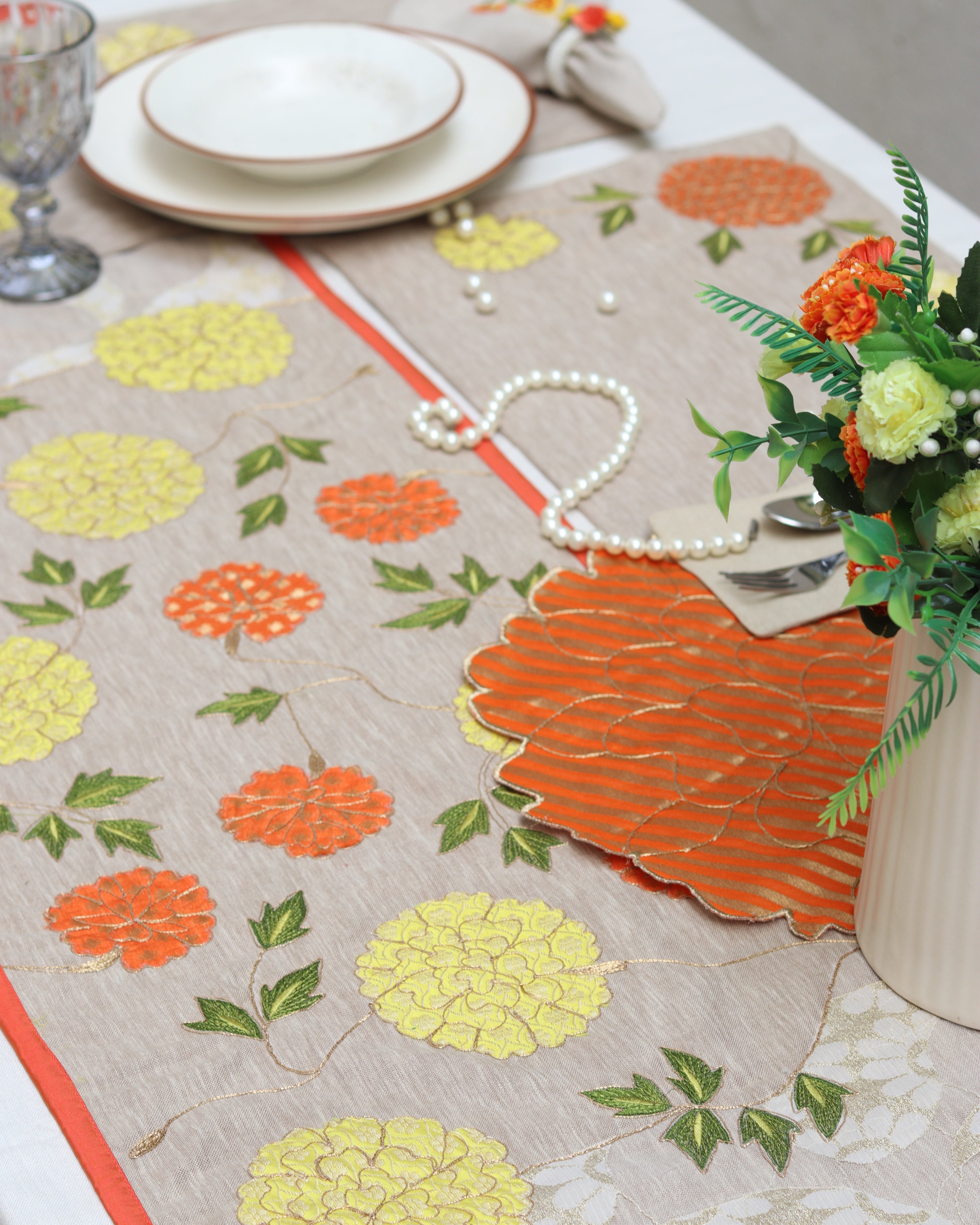 Marigold Reverie Tablescape Full Set