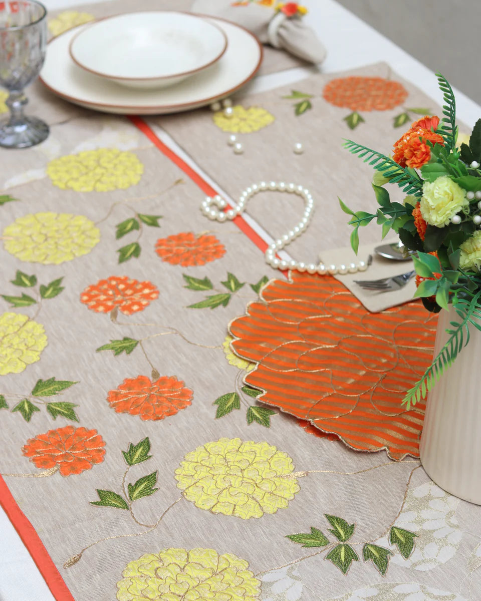 Marigold Reverie Table Runner