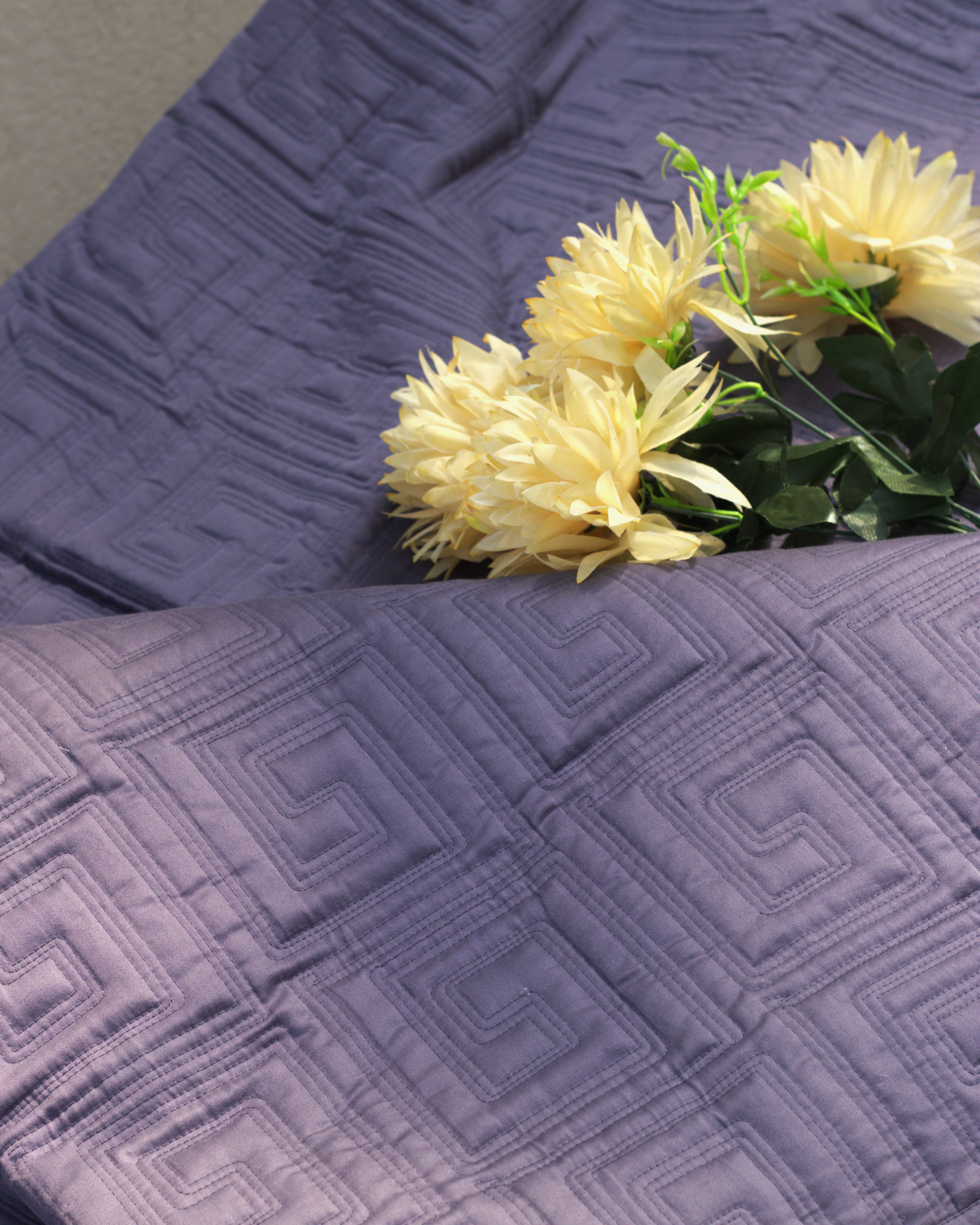 Indigo Quilted Bedcover