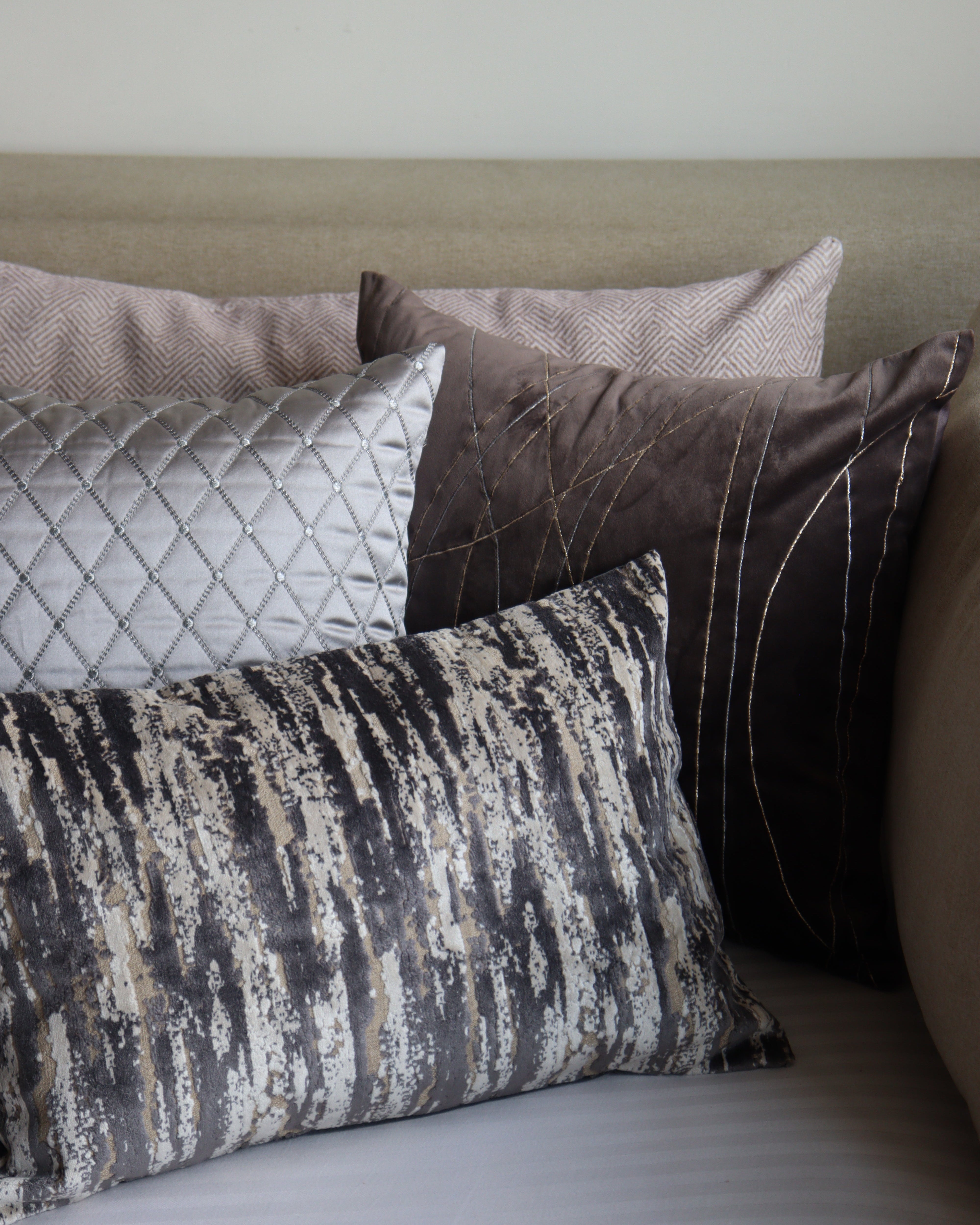 Slate Luxe Cushion Set of 3