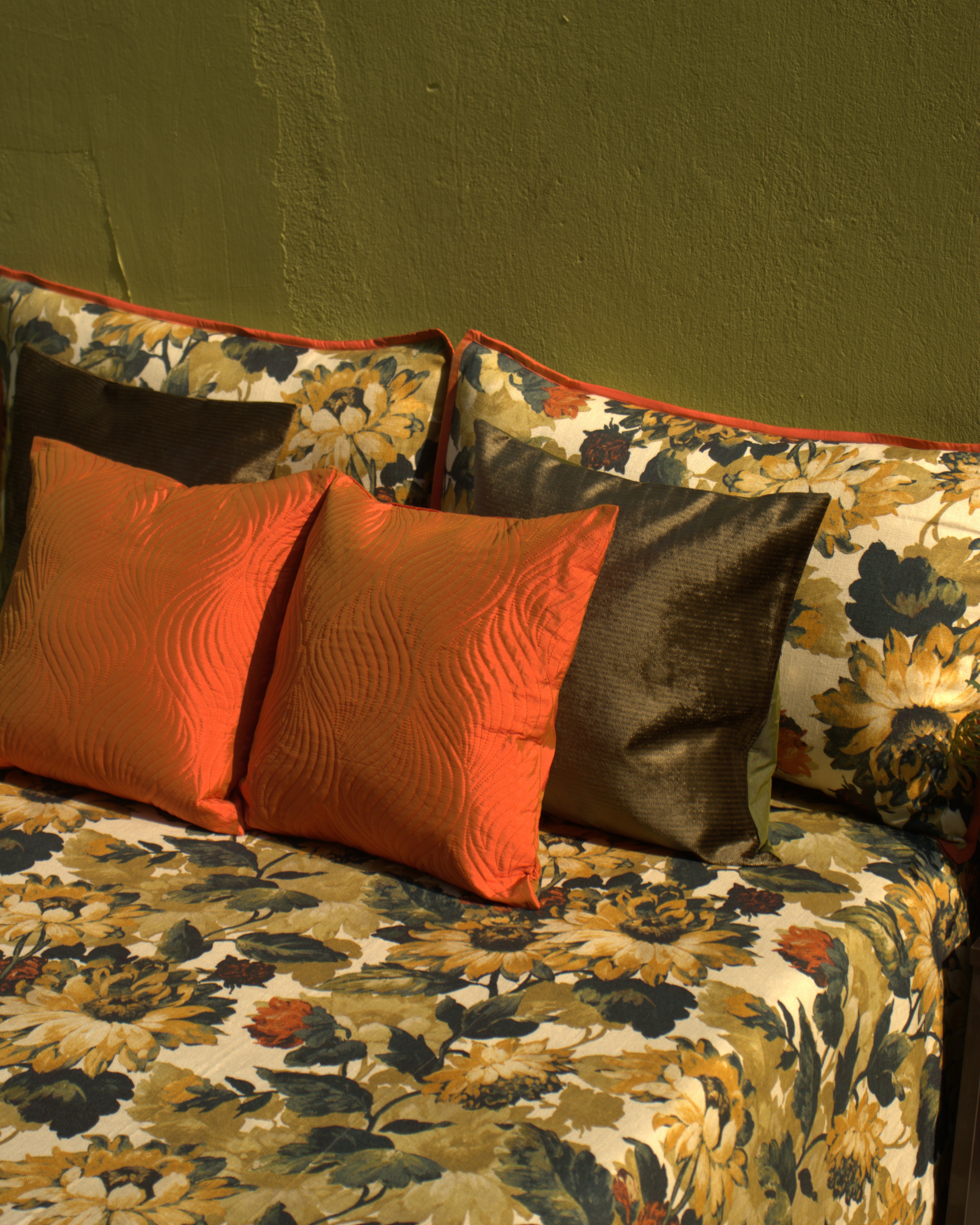 Sunlit Amber Bedcover with 2 Pillow Covers