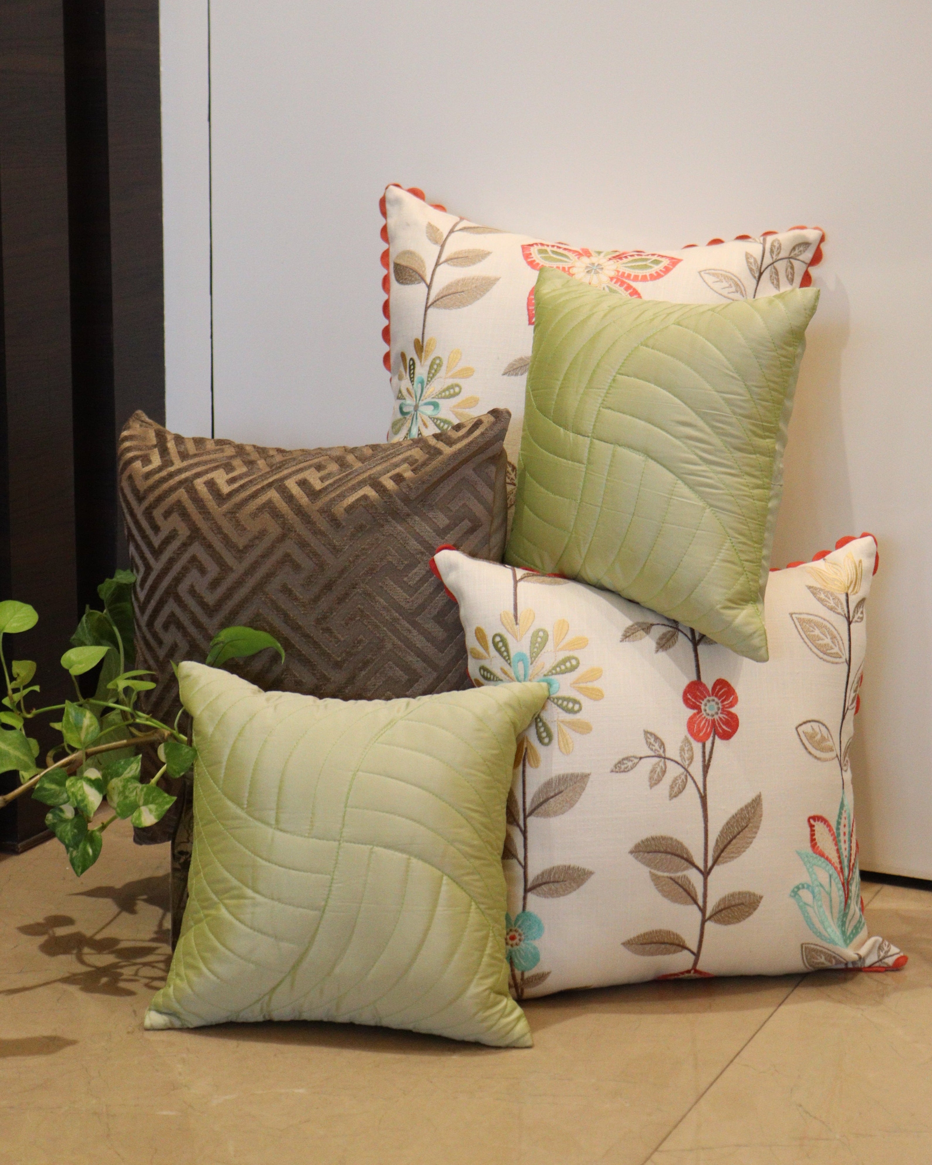 Botanical Blend Cushion Set of 5