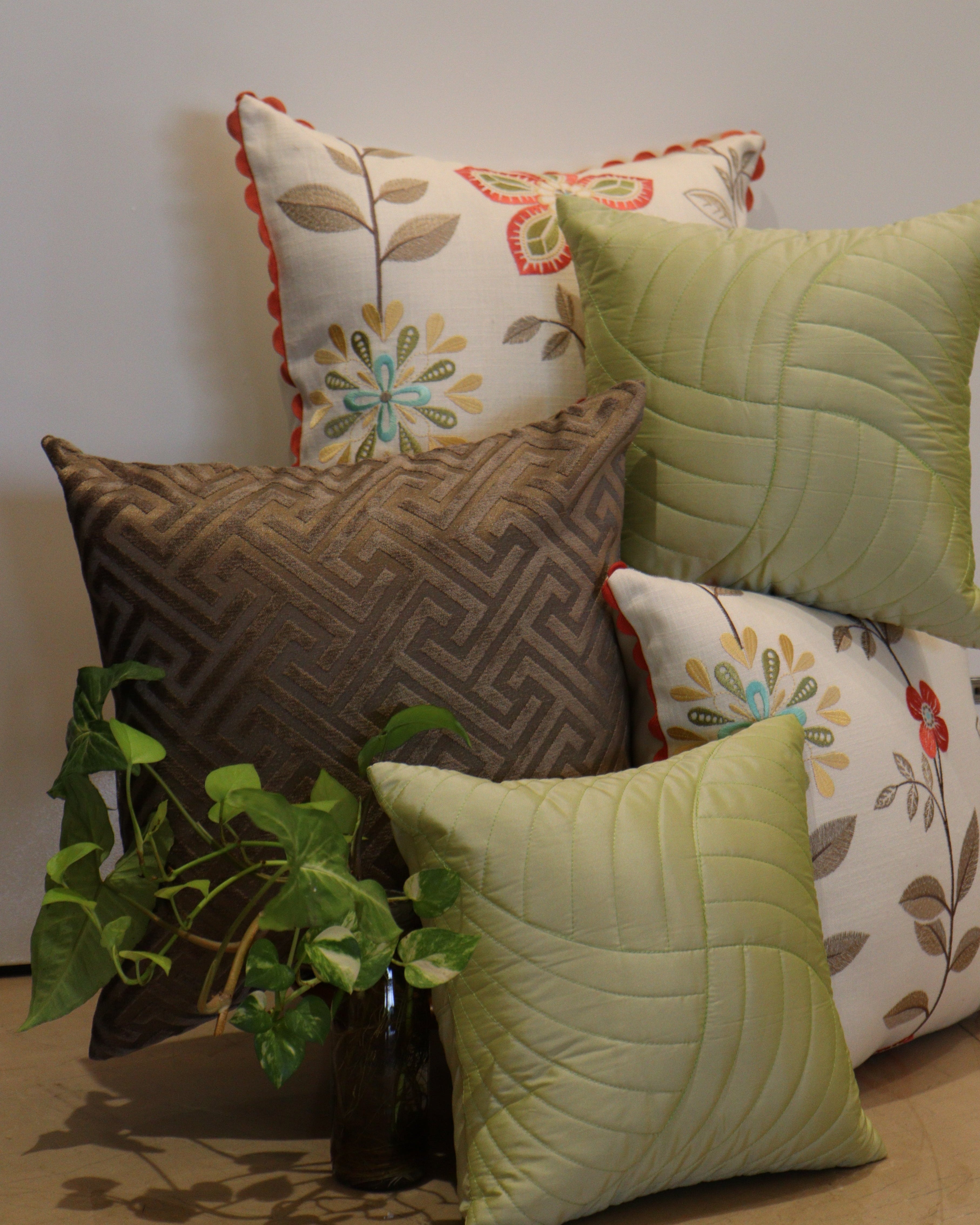 Botanical Blend Cushion Set of 5