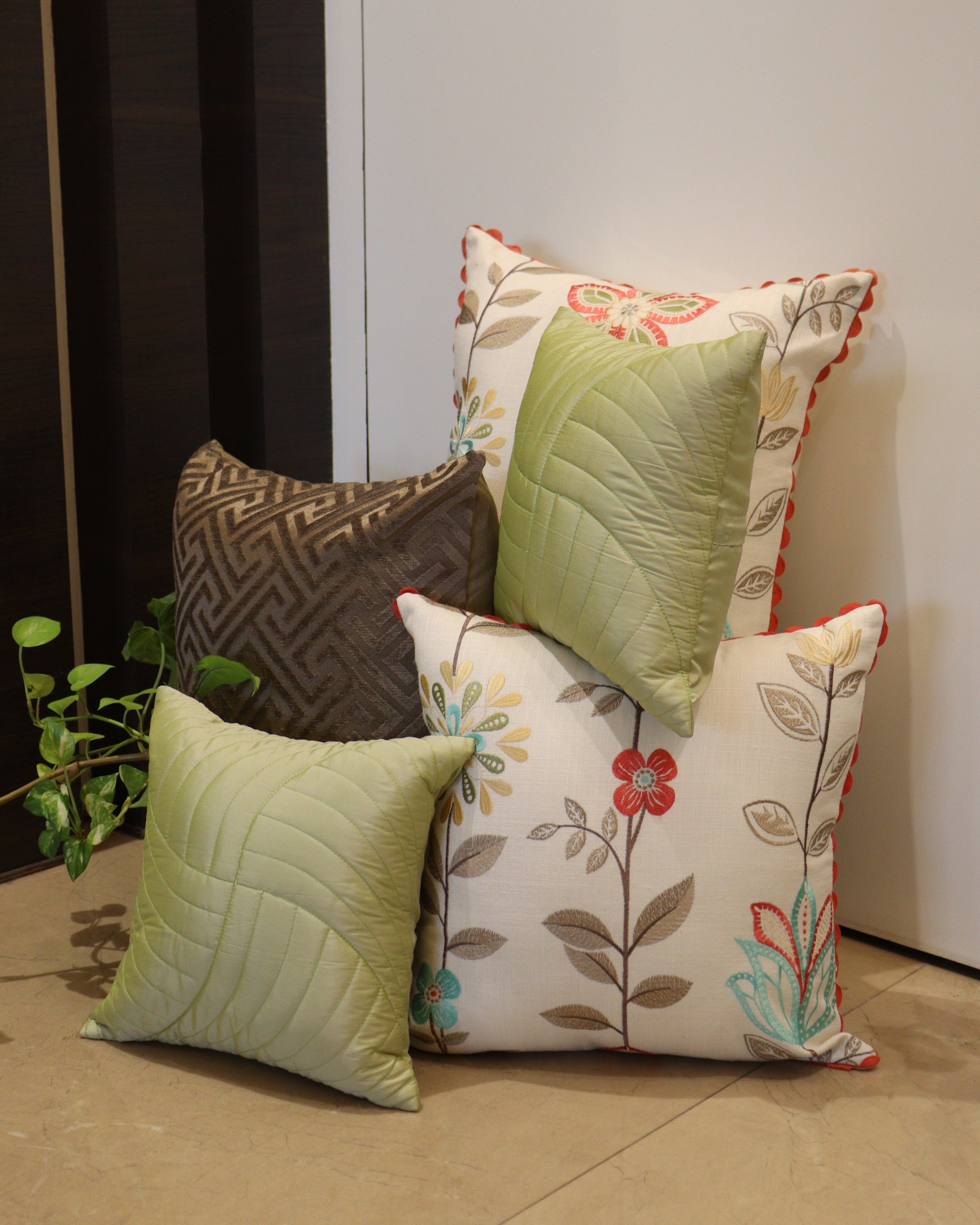 Botanical Blend Cushion Set of 5