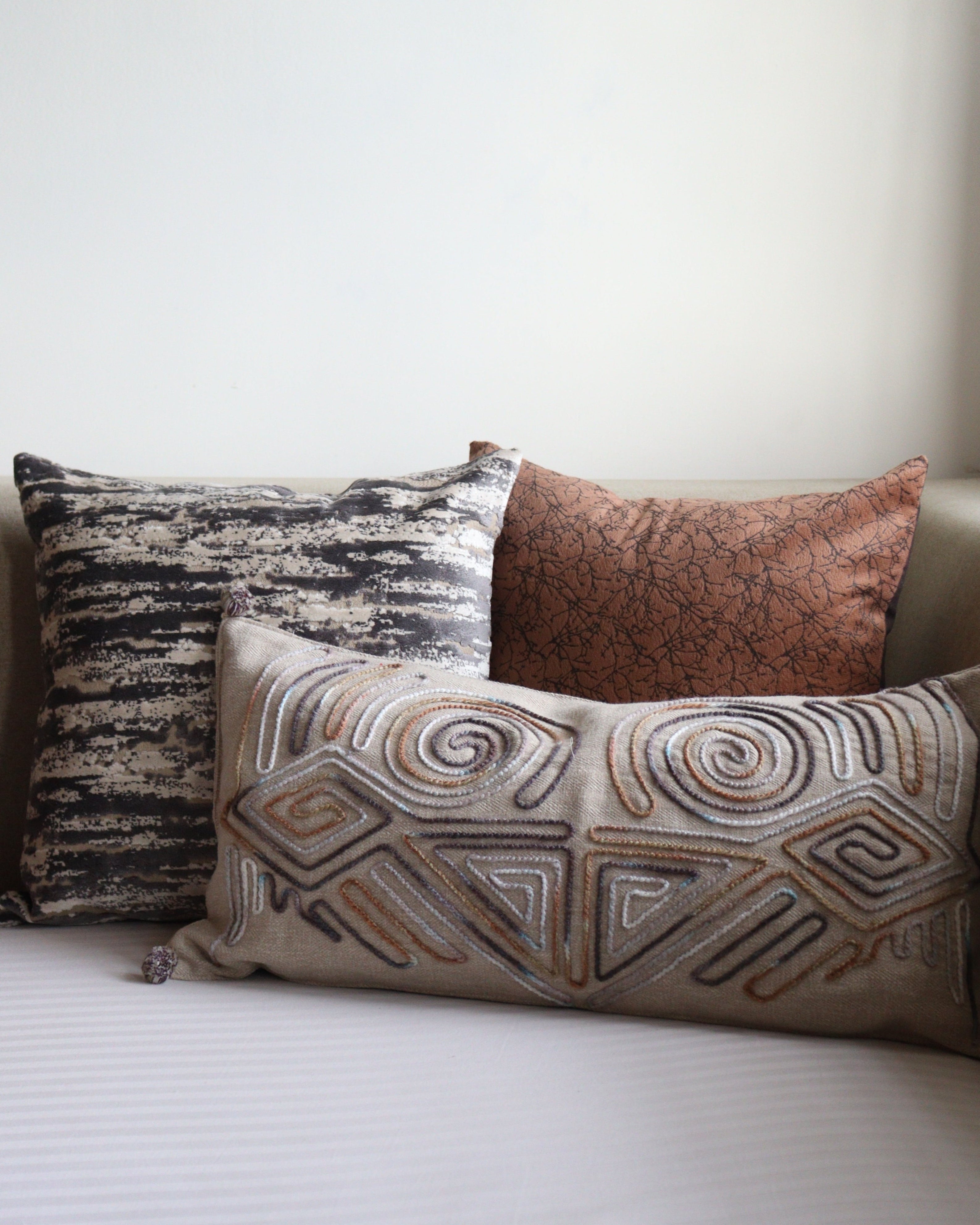 Earthen Texture Cushion Set of 5