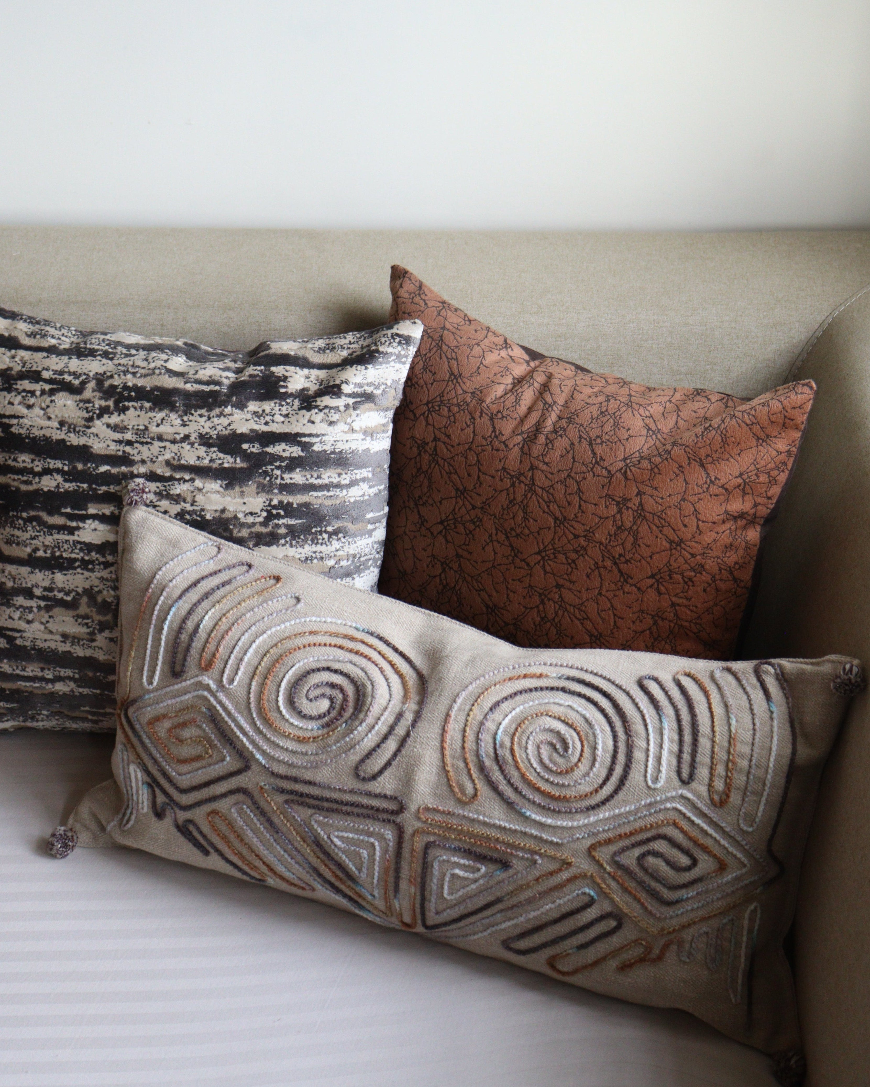 Earthen Texture Cushion Set of 5