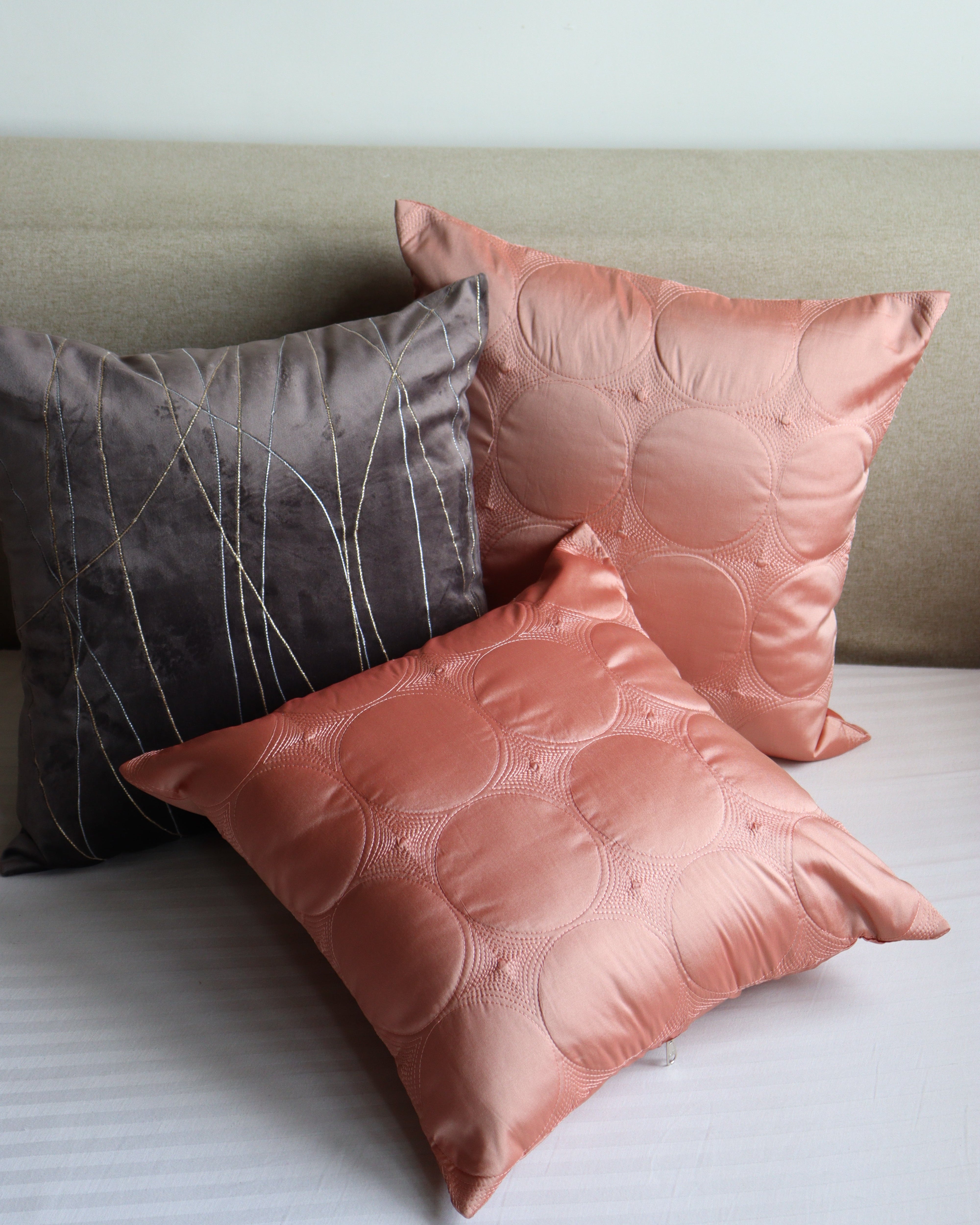 Blush Eclipse Cushion Set of 3