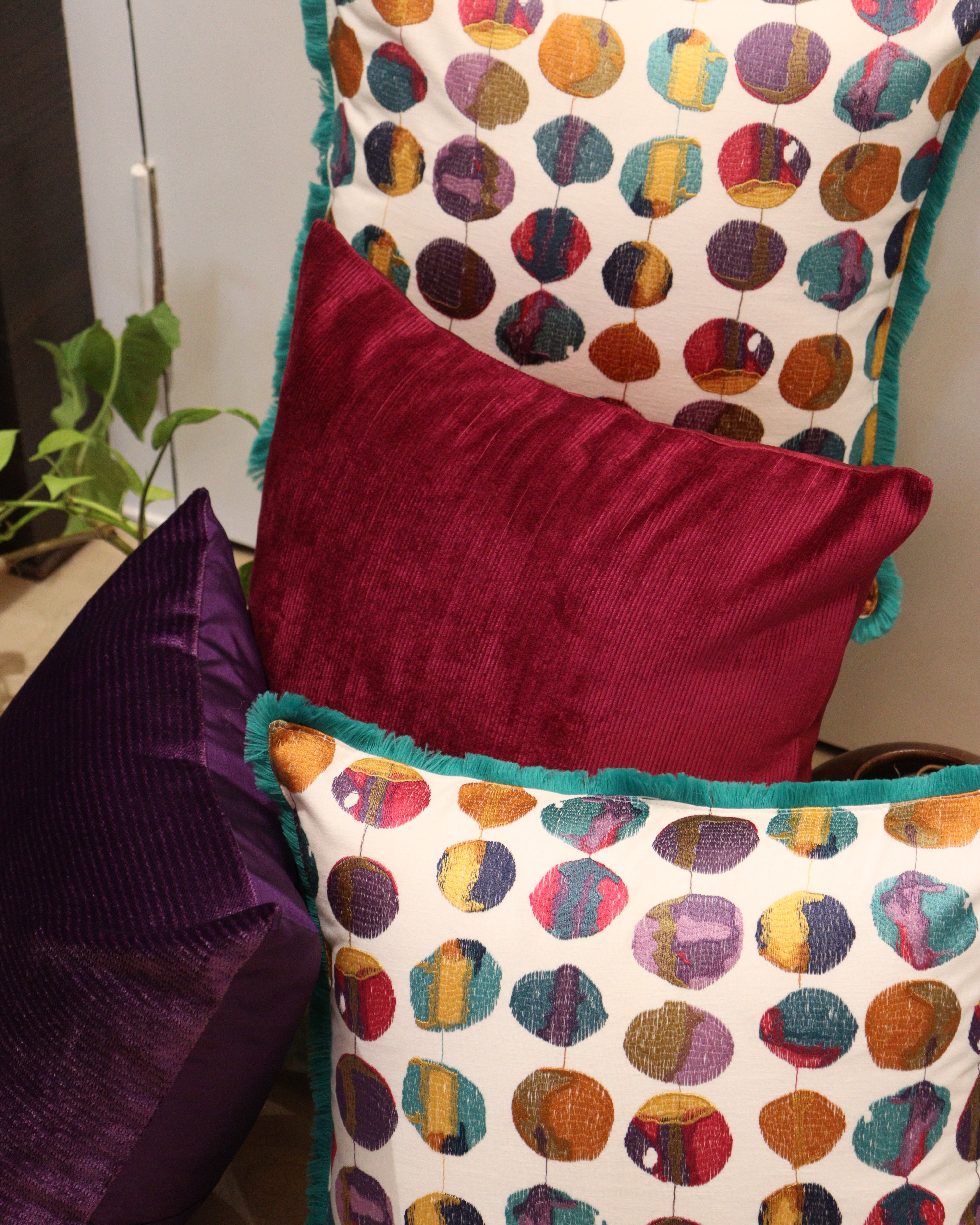 Playful Bloom Cushion Set Cushion Set of 4