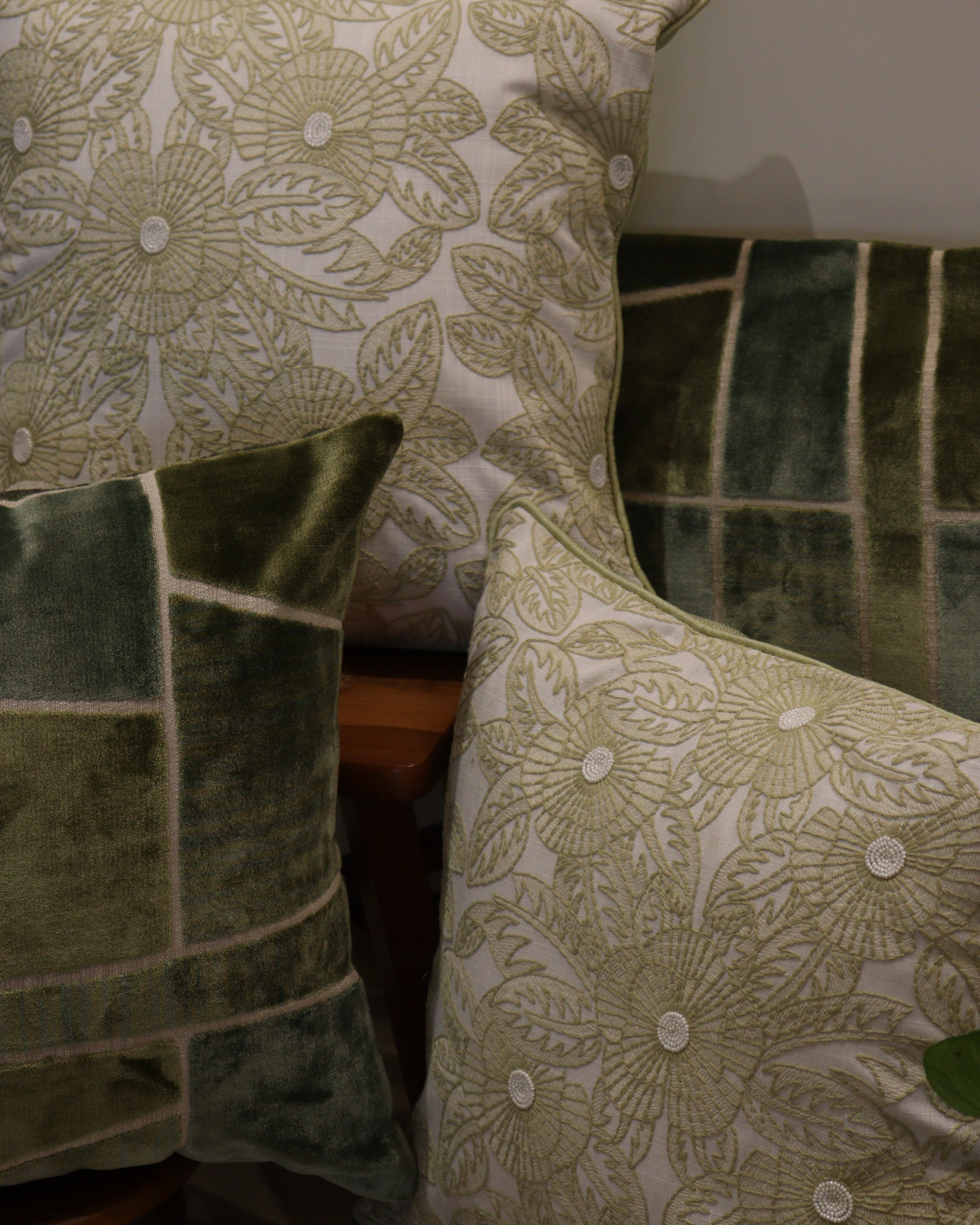 Sage Serenity Cushion Set of 5