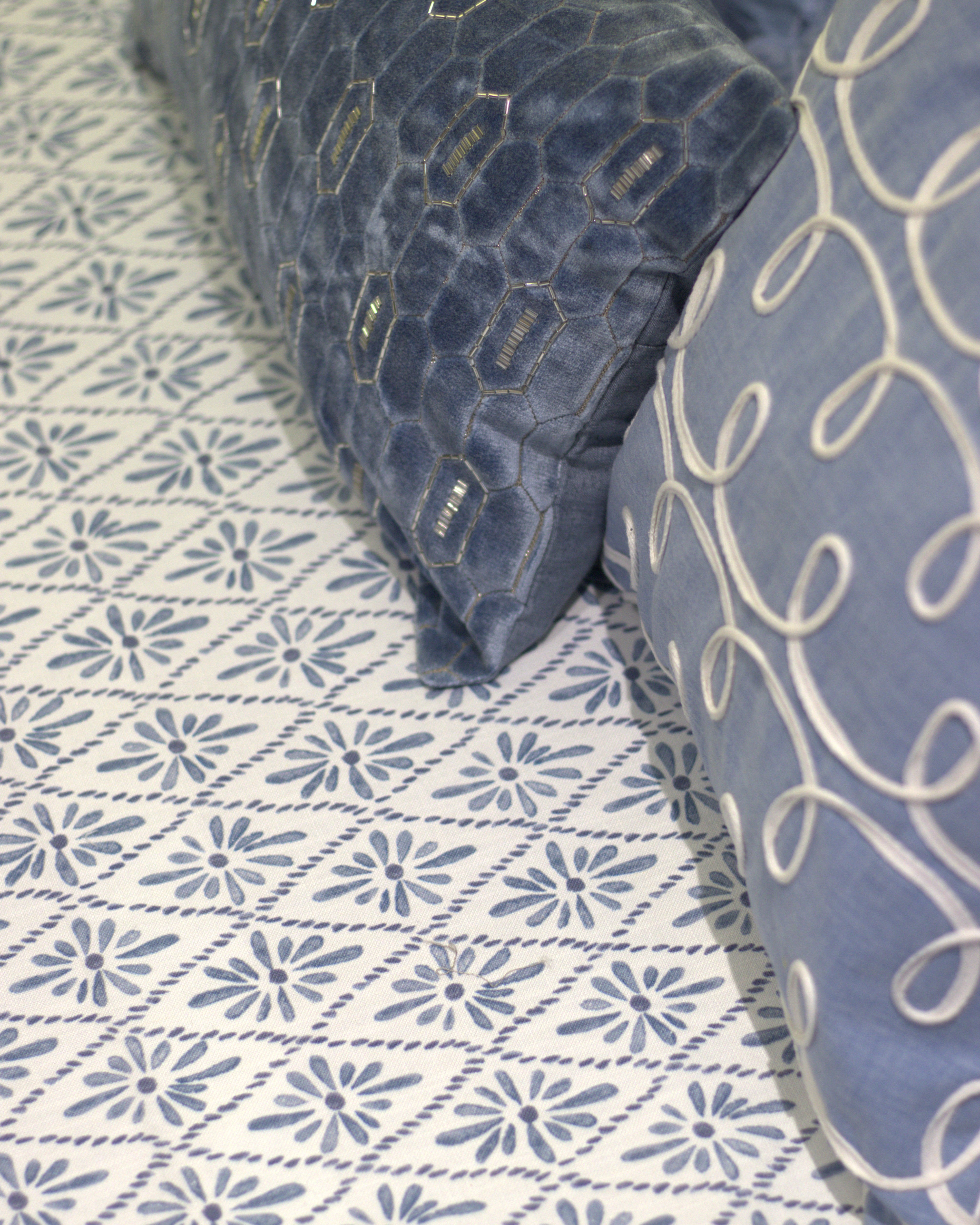 Whimsy Blue Bedcover with 2 Pillow Covers