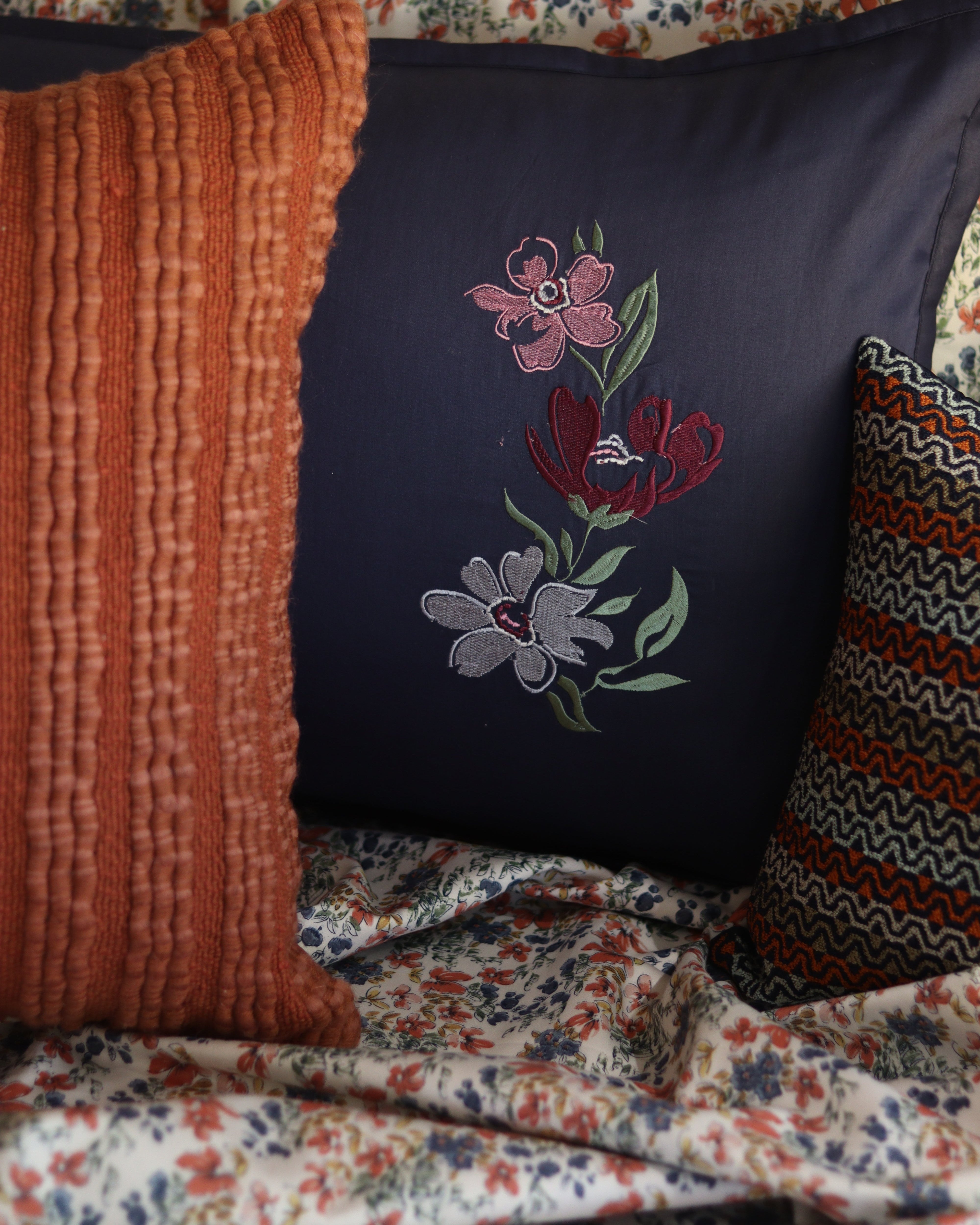 Pastel Petalcraft Bedsheet With 2 Pillow Covers