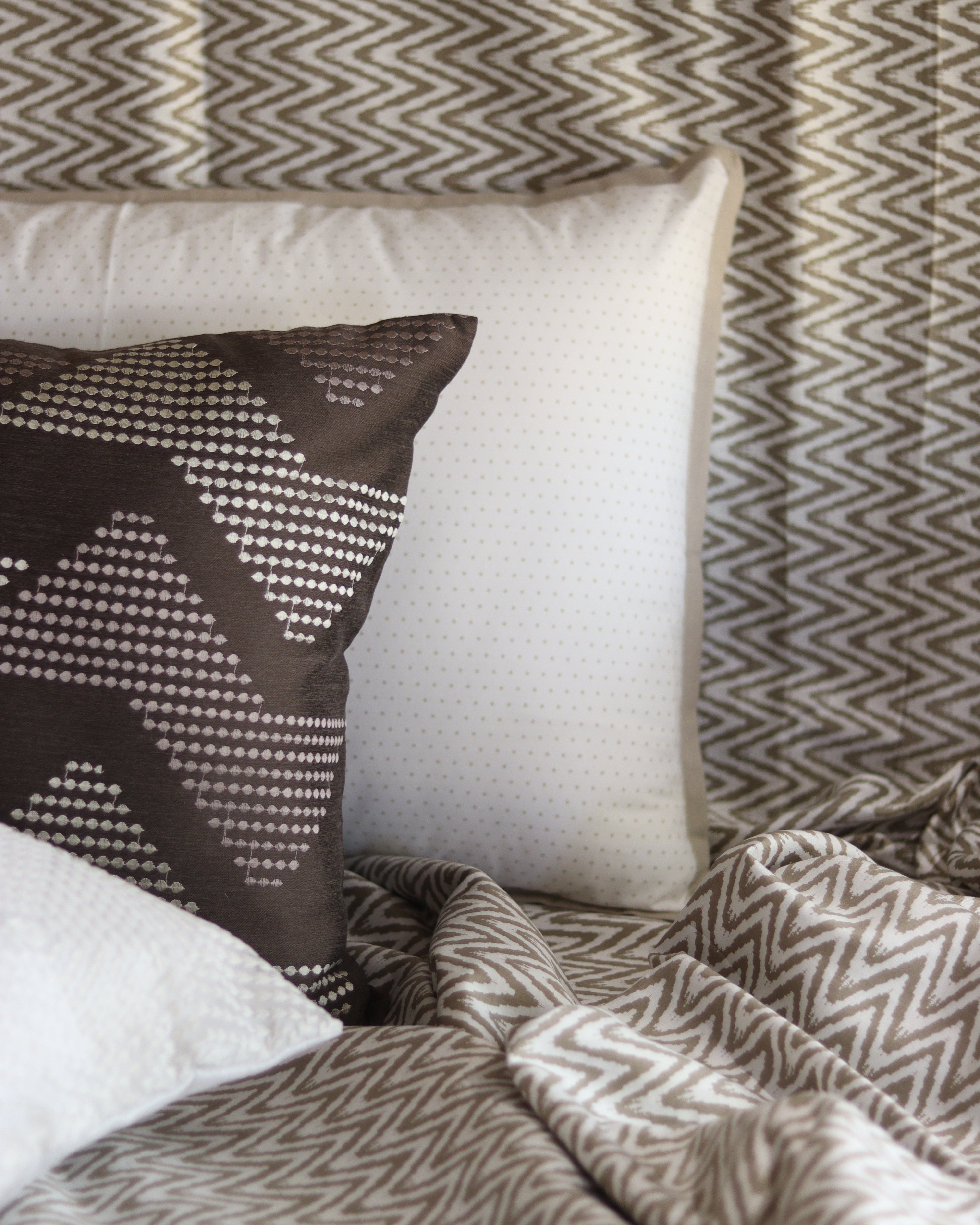 Zig & Zen Bedsheet With 2 Pillow Covers