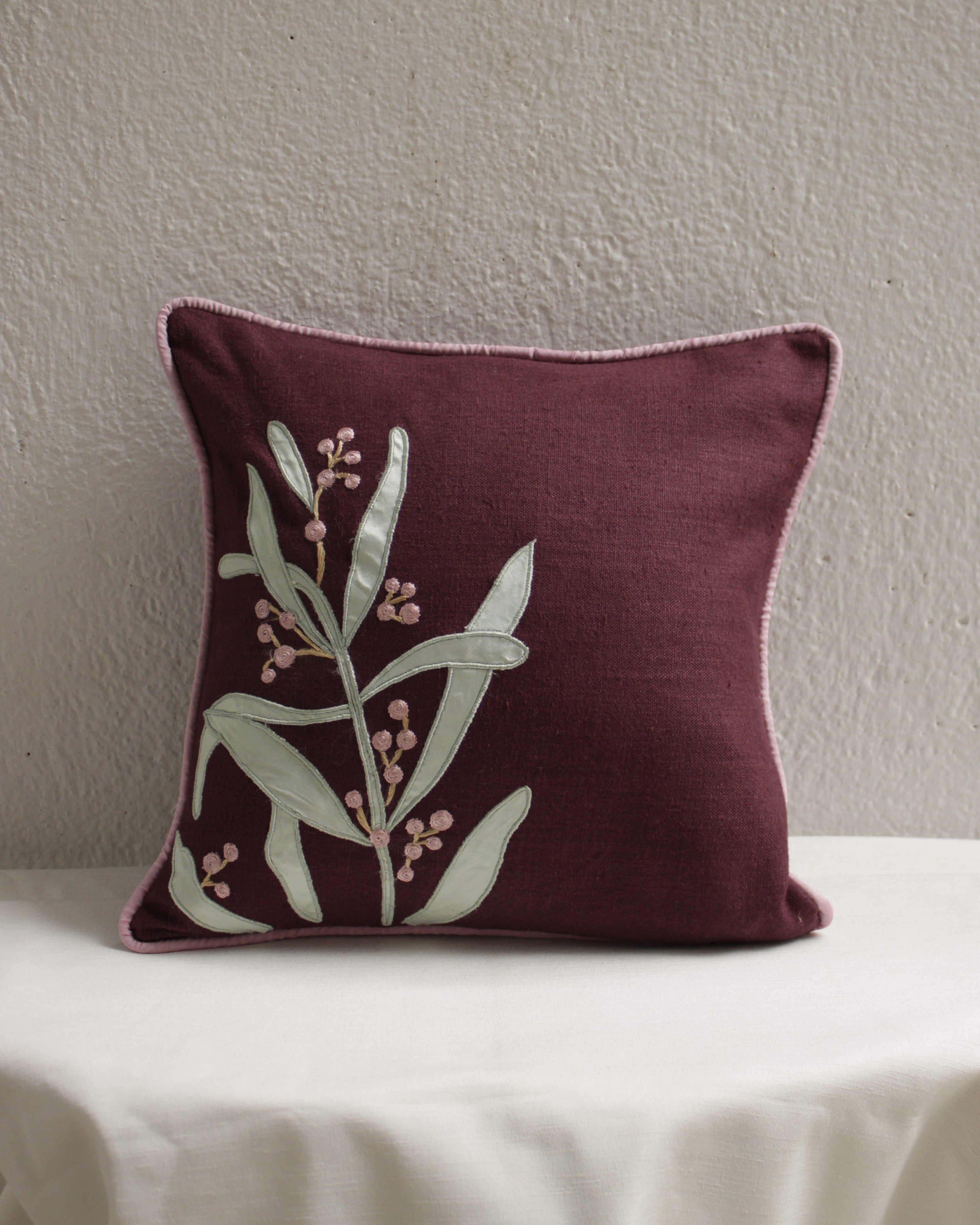 Rustic Wildflower Cushion
