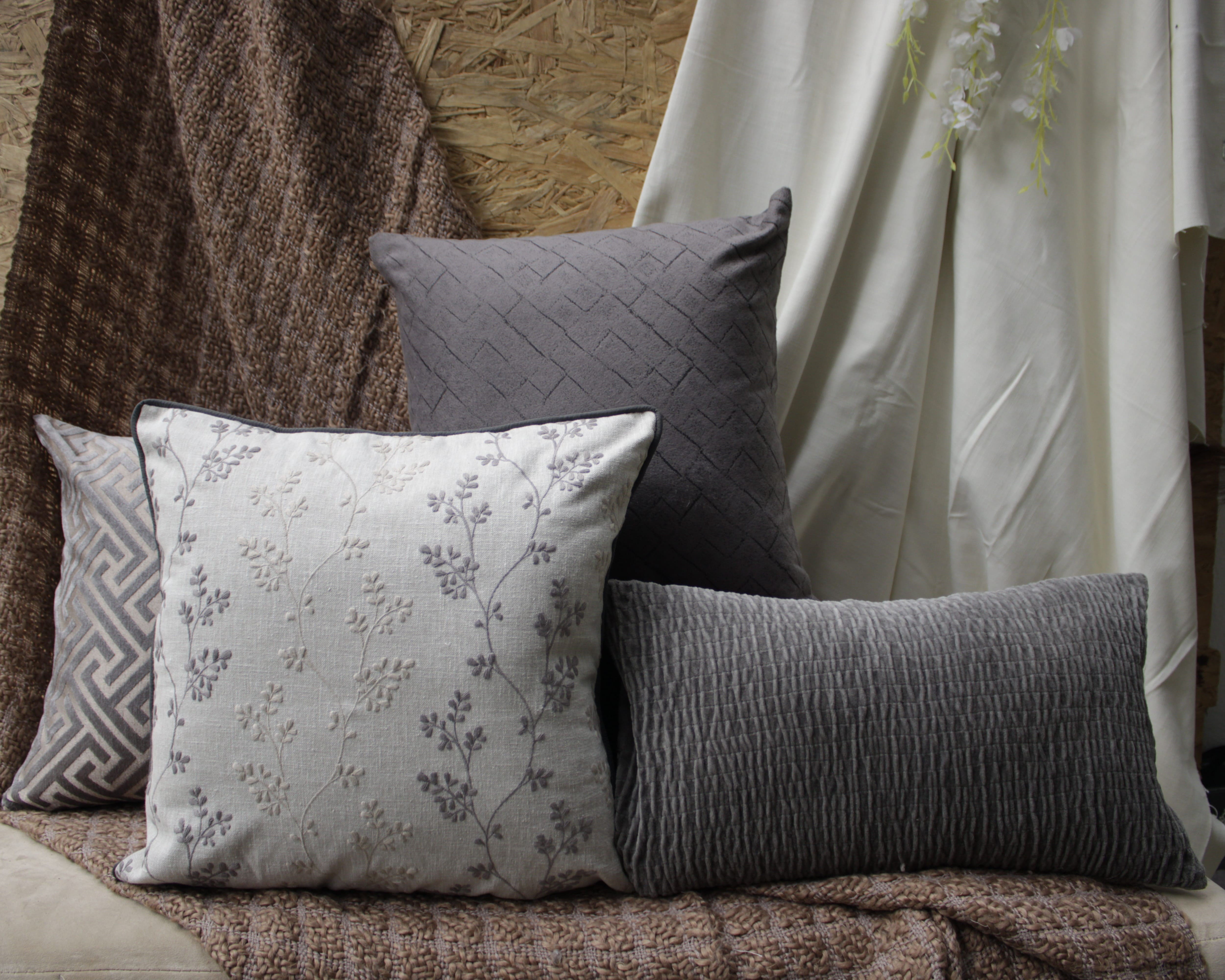 Grey Whisper Cushion