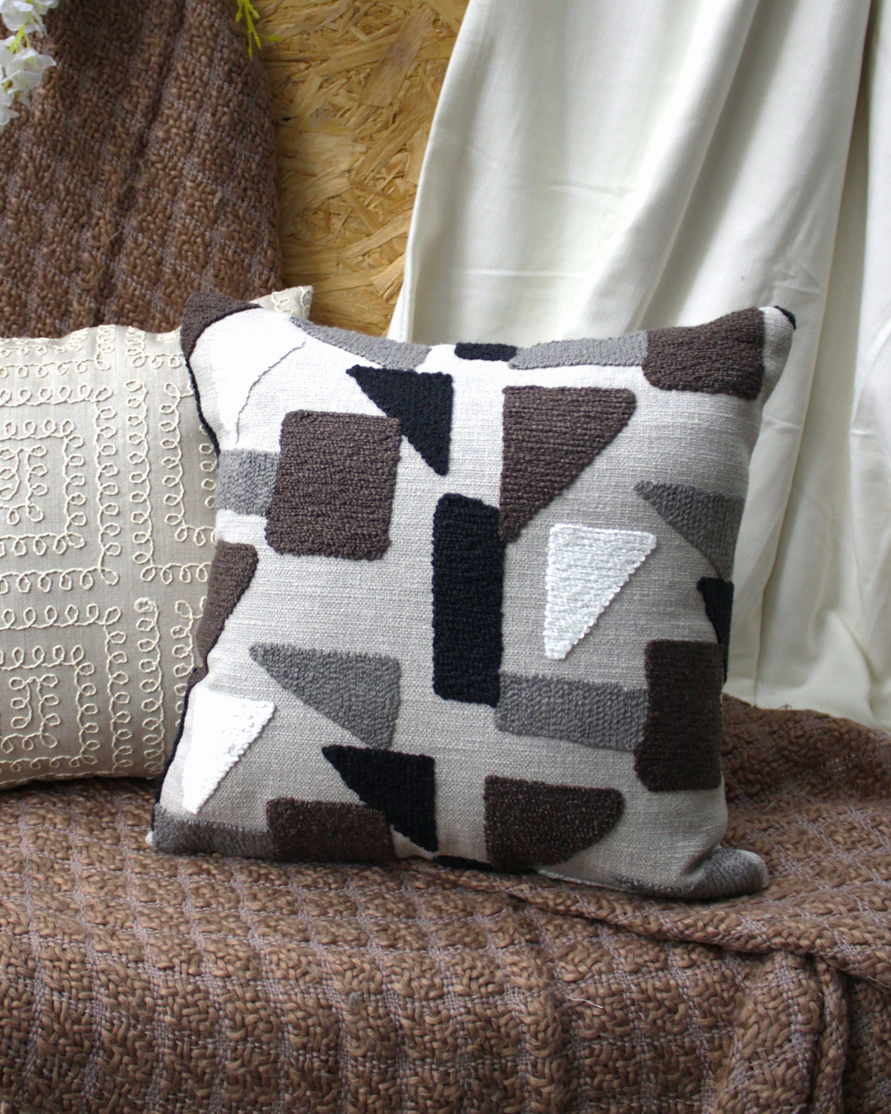 Geo Tuft Cushion