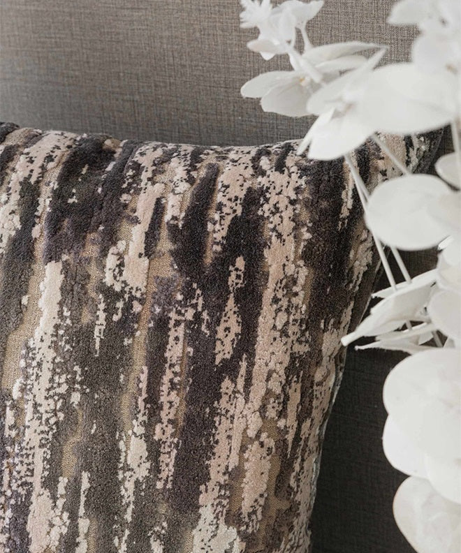 Velvet Marble Slate Cushion