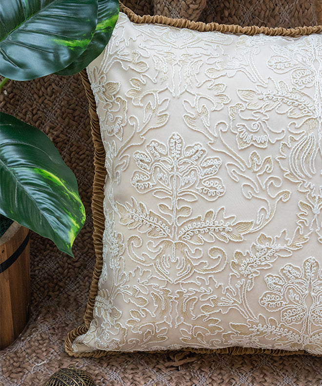 Mongolian Threadwork Cushion