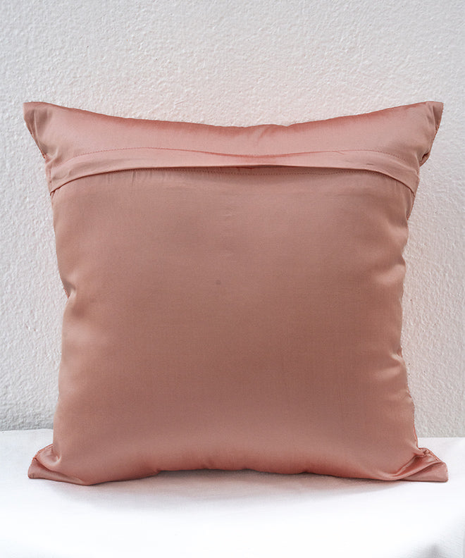 Quilted Circles Silk Cushion