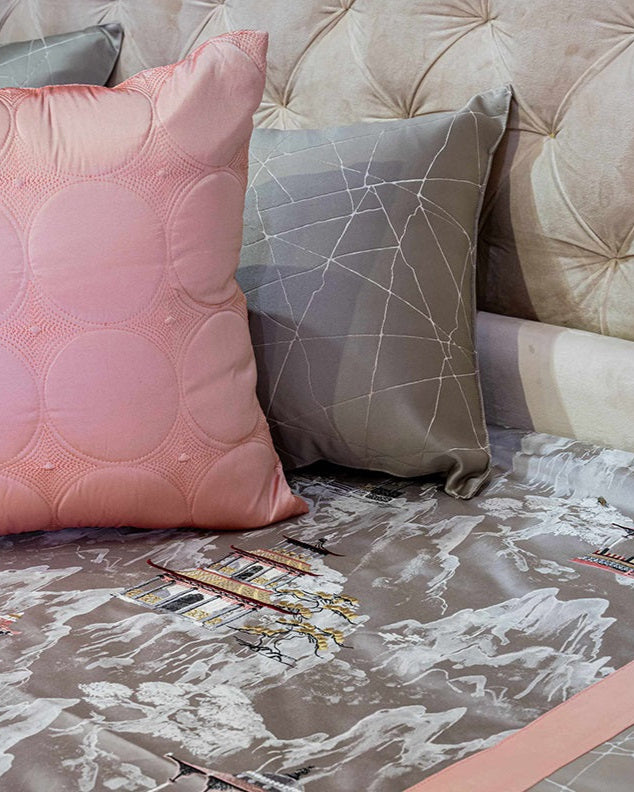 Mountain Bloom Bedcover with 2 Cushion Covers