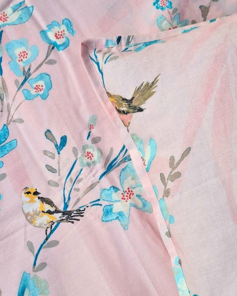 Sparrow Bedsheet with 2 Pillow Covers